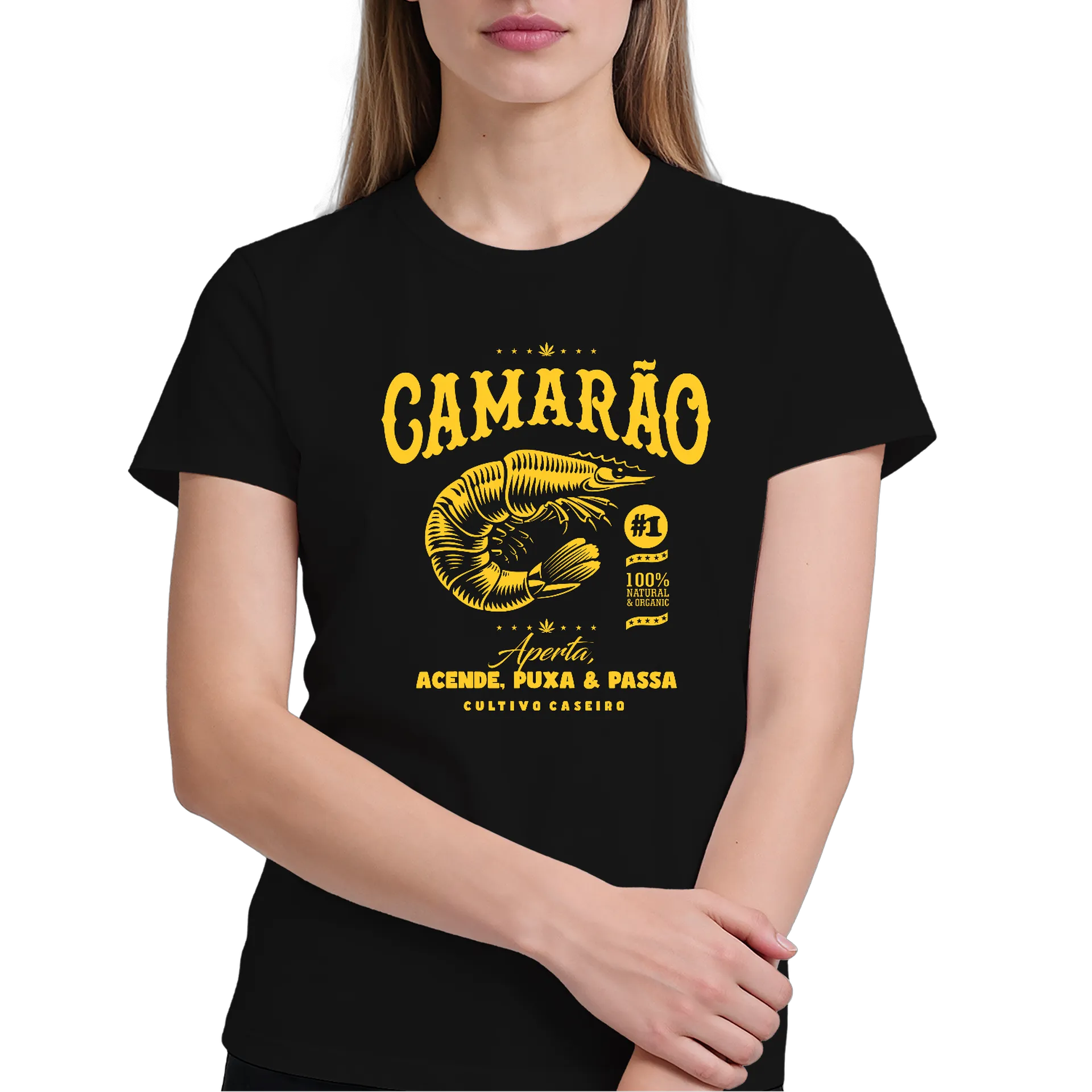 Camiseta Camarão 100% Algodão - Imagem 4