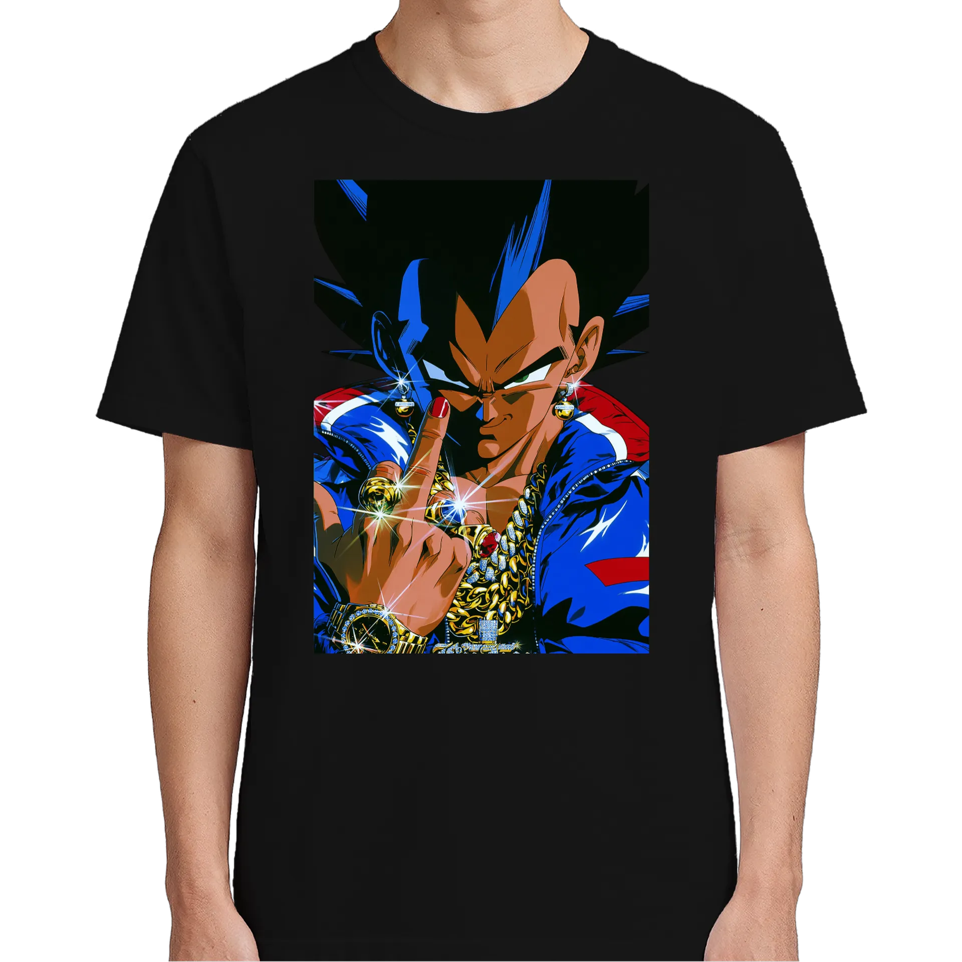 Camiseta "Prince of All Saiyans" (Vegeta) de costellaxx — imagem 4 de 6