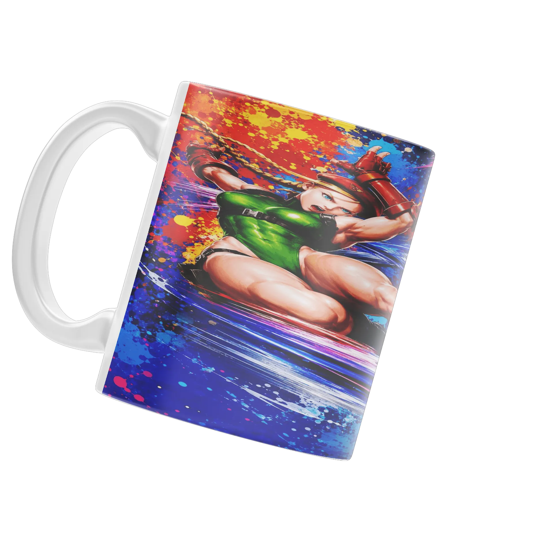 Caneca Porcelana Personagem Estilo Arte Colorida 325ml de gnnewgame