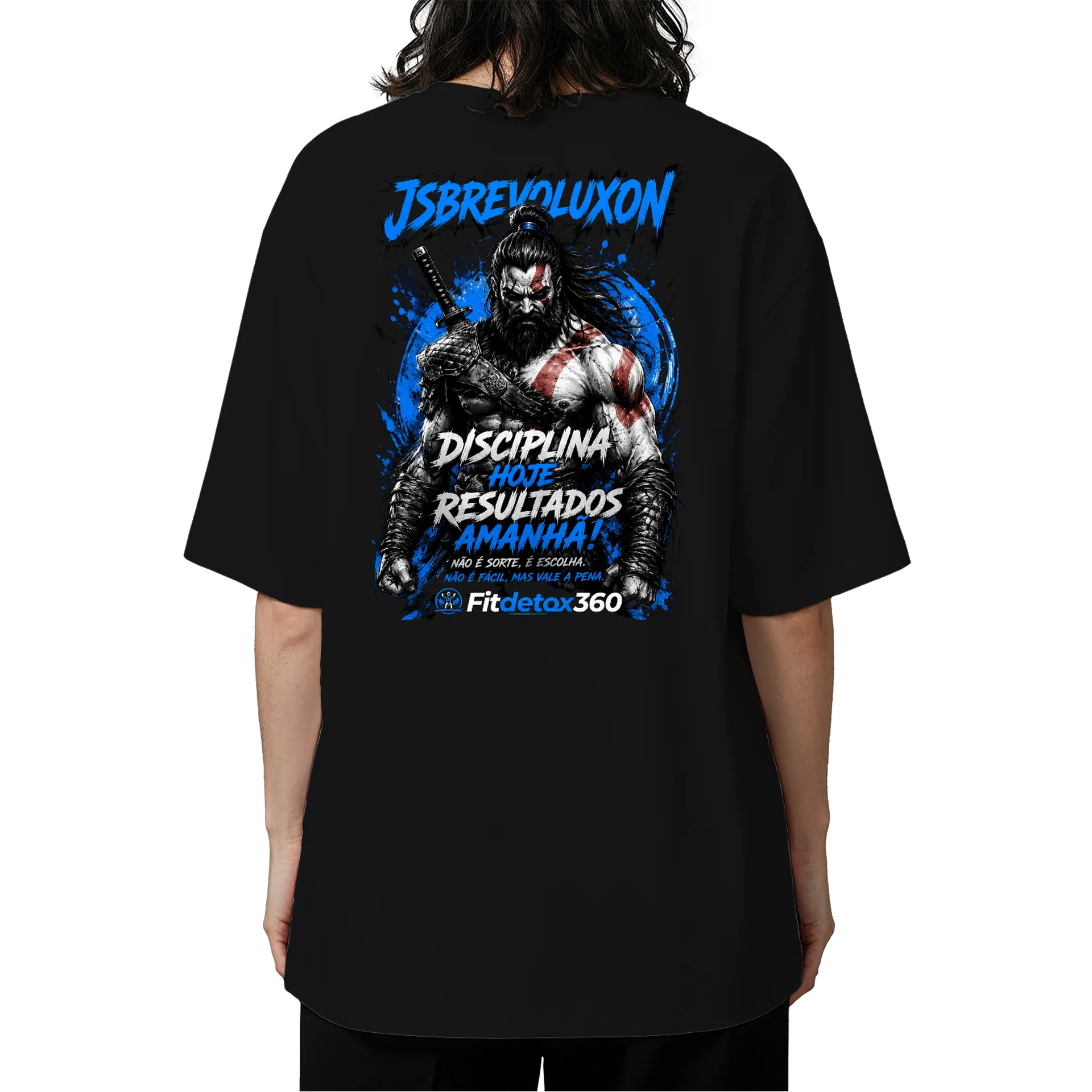 Camiseta Oversized JsbrevoluxonDisciplina & Foco Premium Tee - Imagem 5