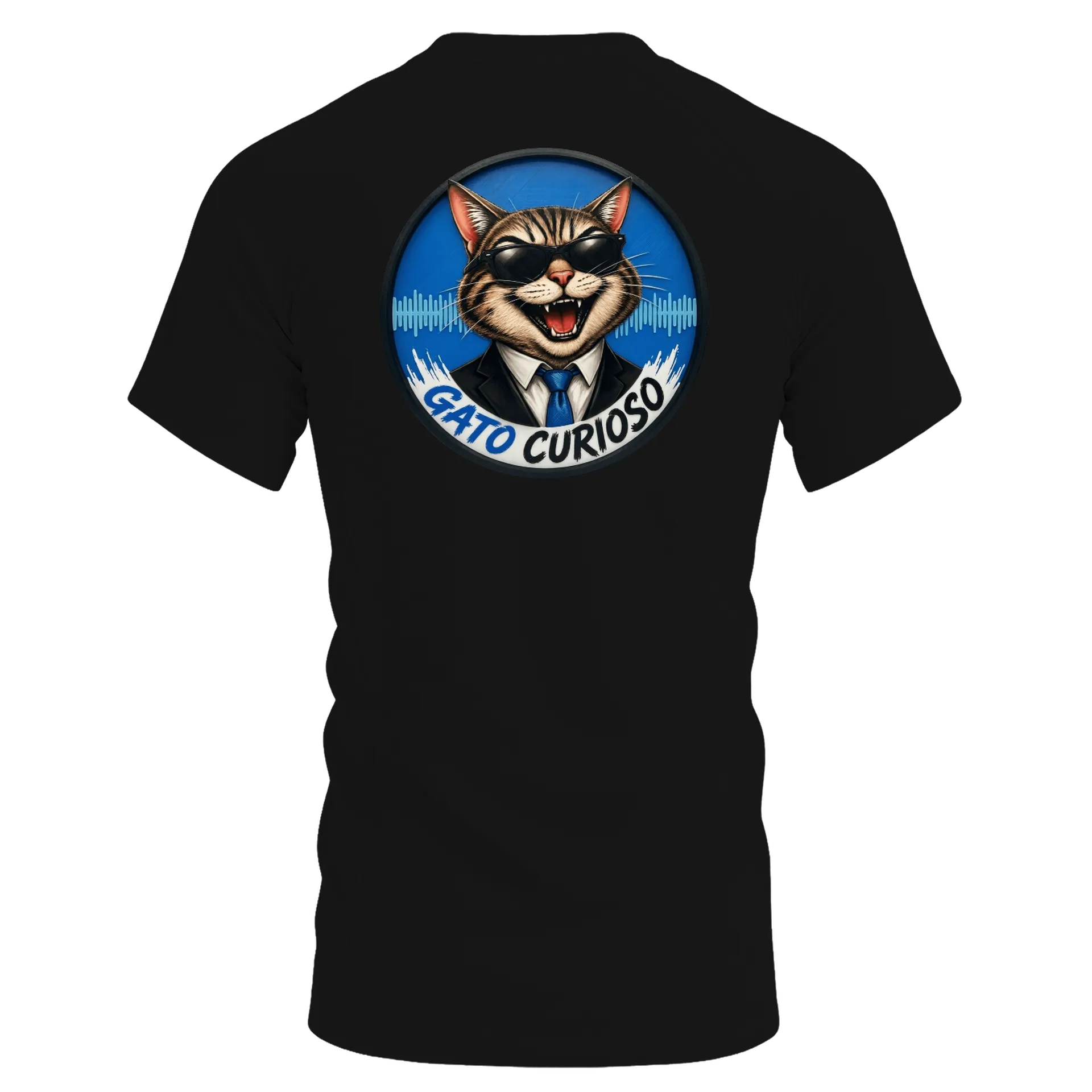 Camiseta DryFit de Gato Curioso  — imagem 2 de 6