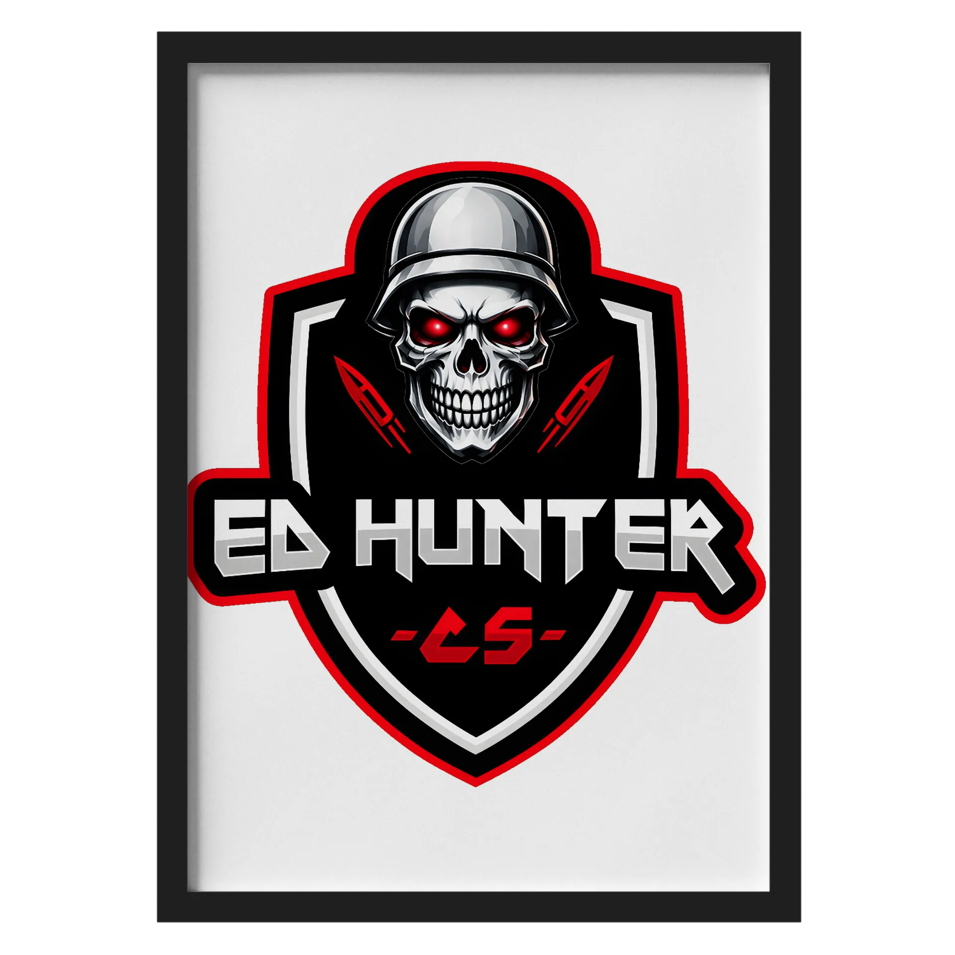 Quadro Ed Hunter CS Com Vidro - Imagem 1