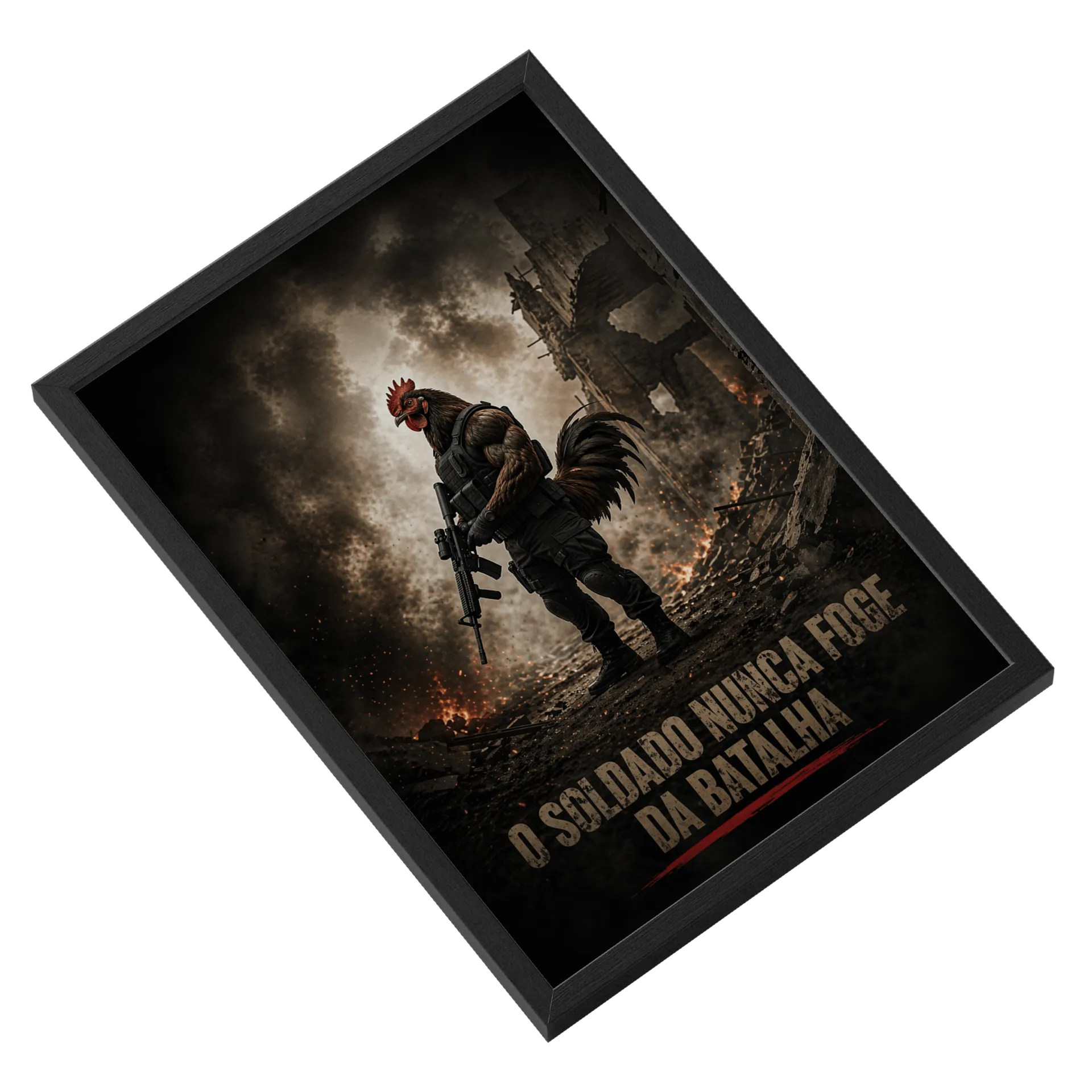 Quadro A3 personalizado de Anti Frango