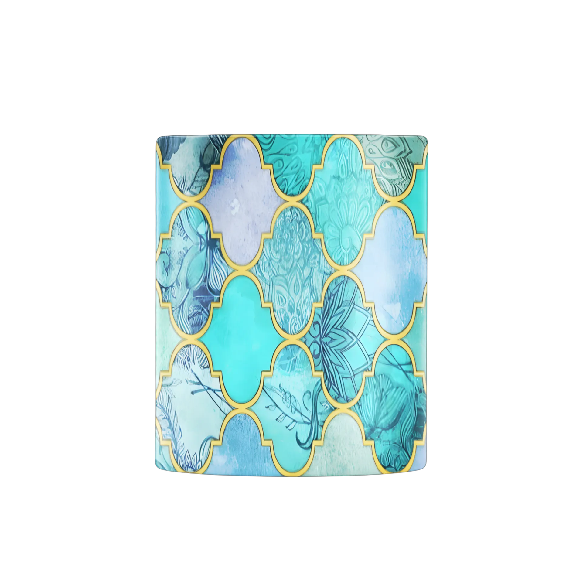 Caneca Porcelana Amostras de Arte Colorida 325ml - Imagem 2