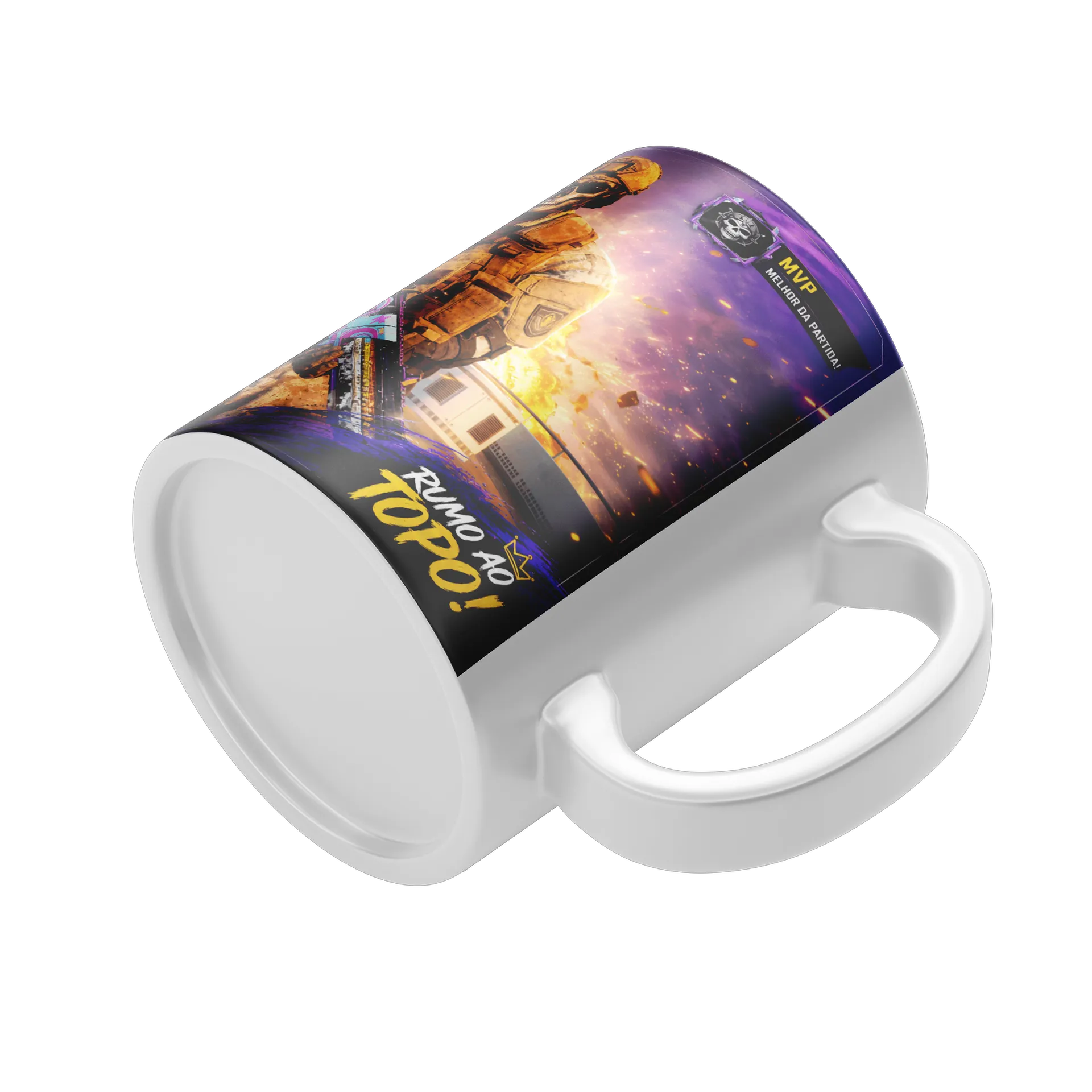 Caneca Porcelana Domínio Absoluto 325ml - Imagem 4