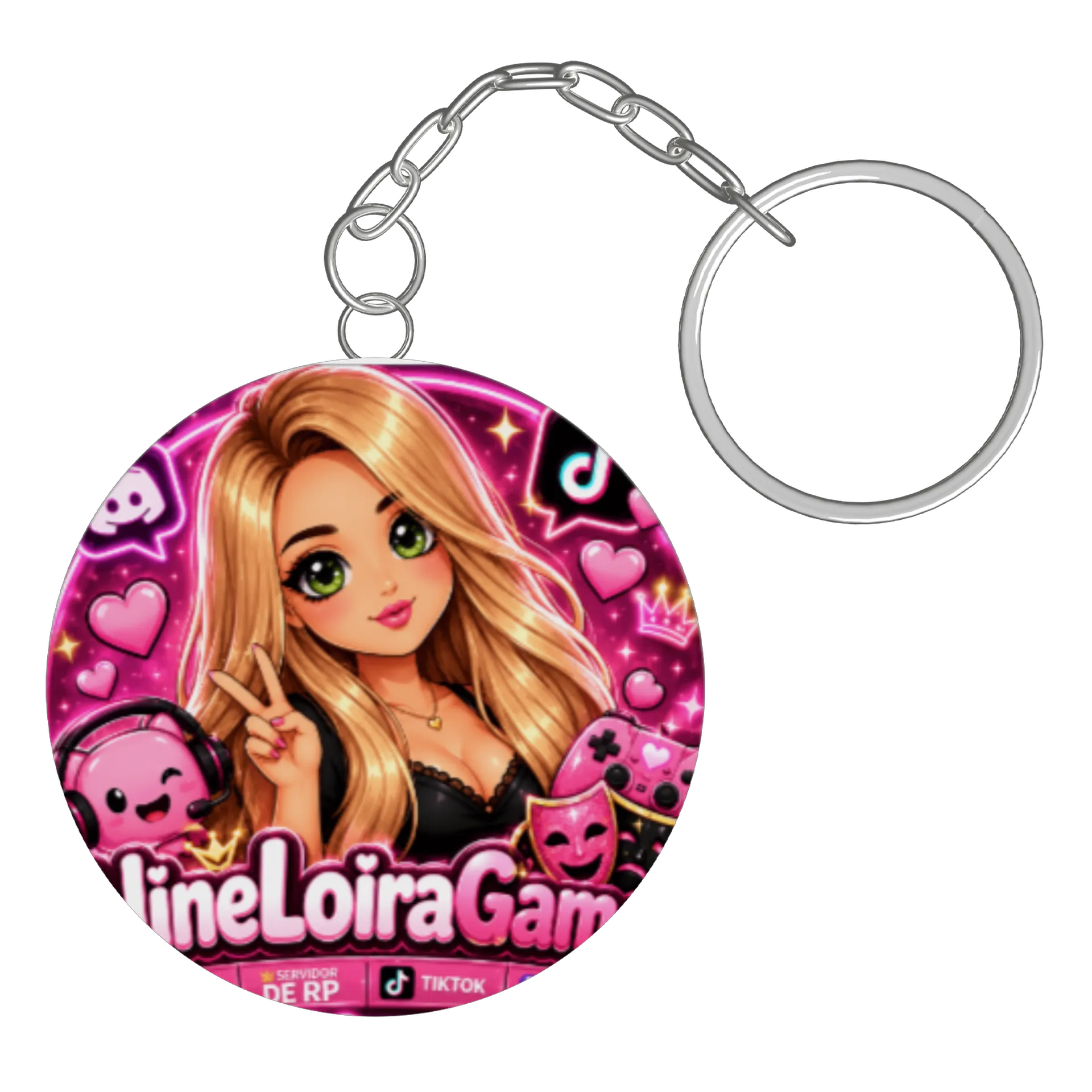 Chaveiro Personalizado de AlineLoiraGamer