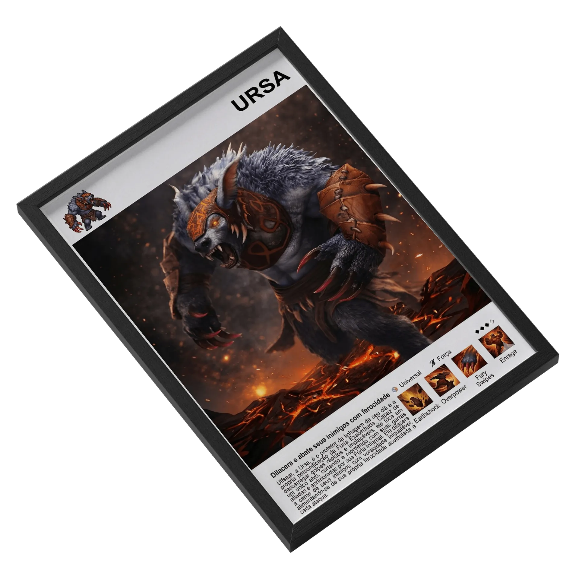 Quadro A3 Ursa Exclusivo - Imagem 2