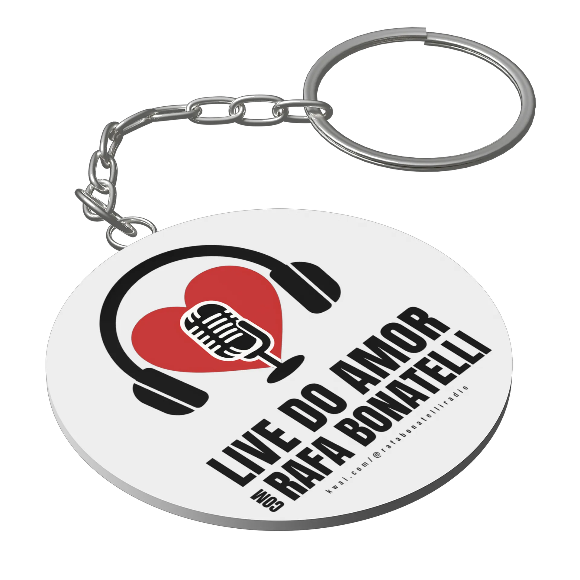 Chaveiro MDF Live do Amor - Imagem 1