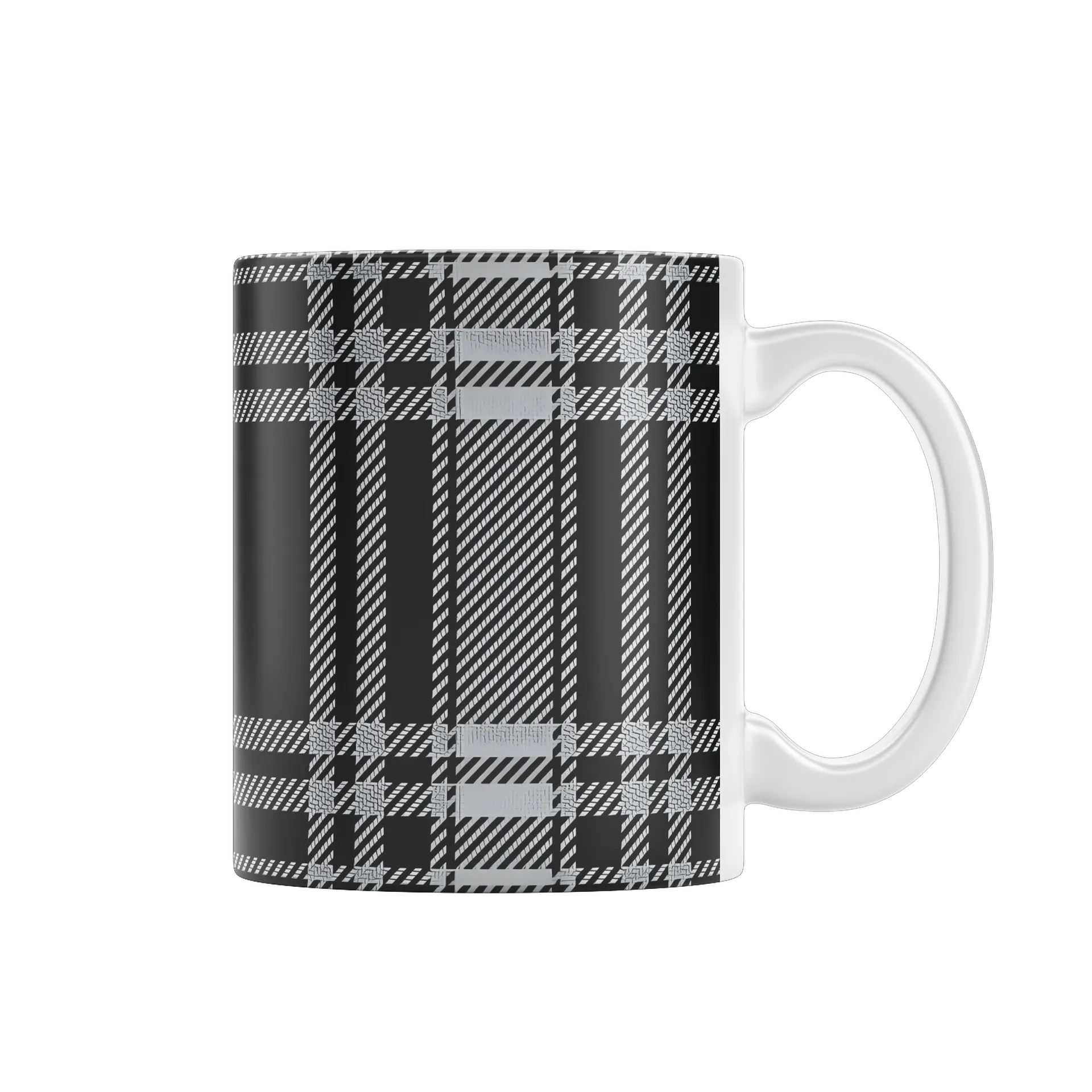 Caneca Porcelana Estampa Abstrata Geométrica 325ml - Imagem 1