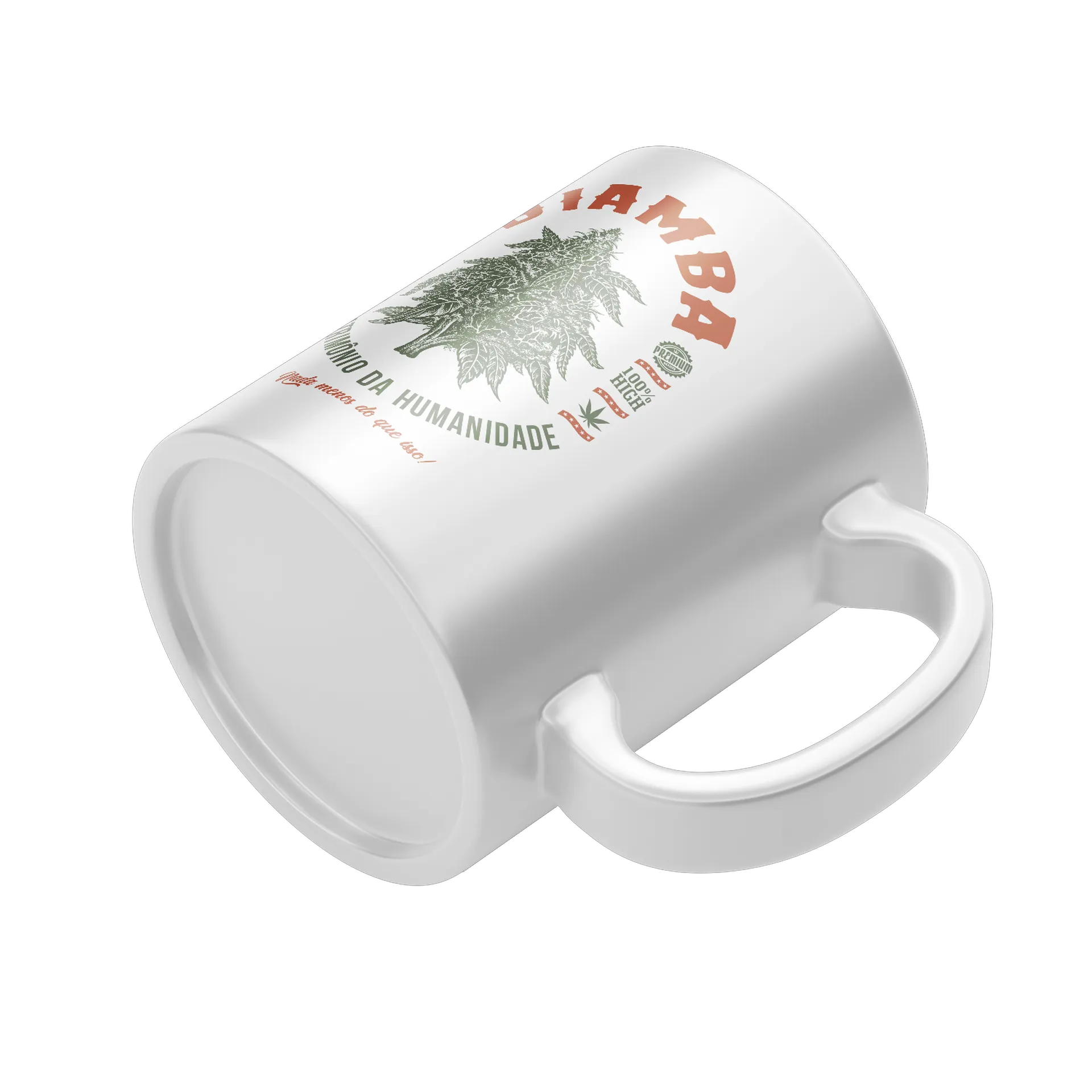 Caneca Porcelana Diamba Patrimônio da Humanidade - Imagem 4