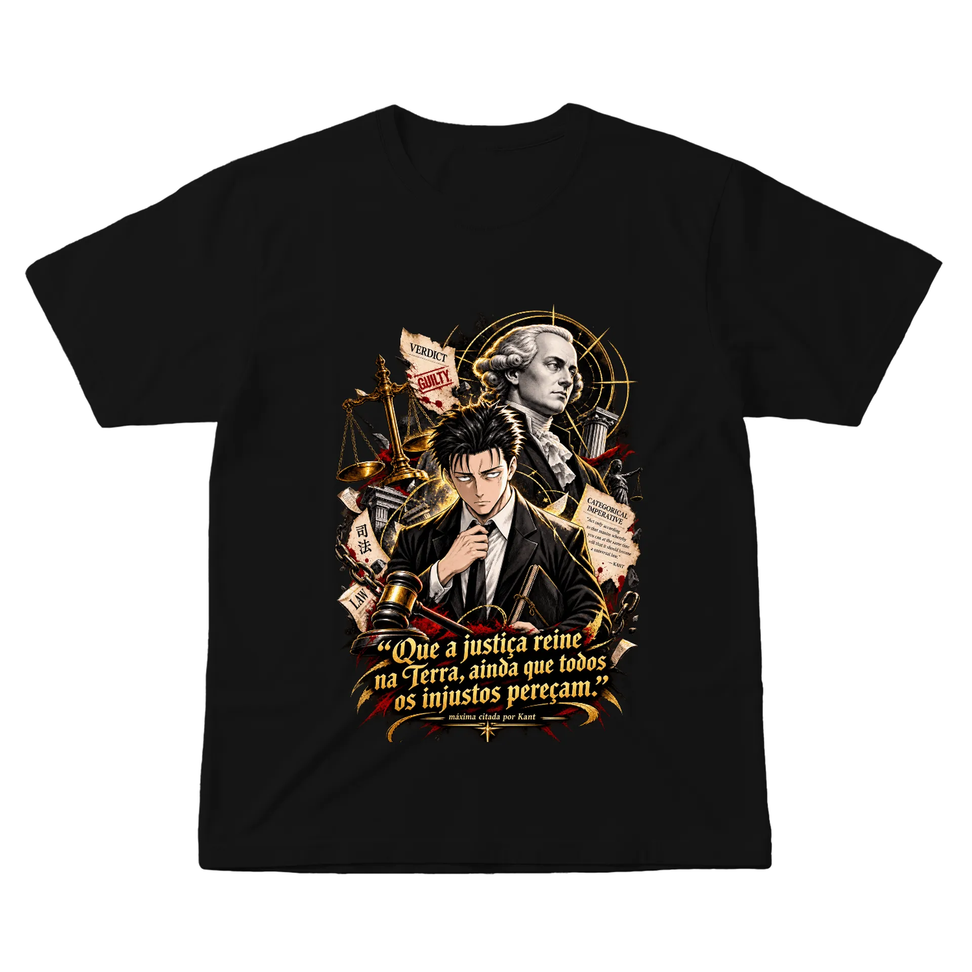 Camiseta Higuruma e Kant  de Lpandoca — imagem 1 de 6