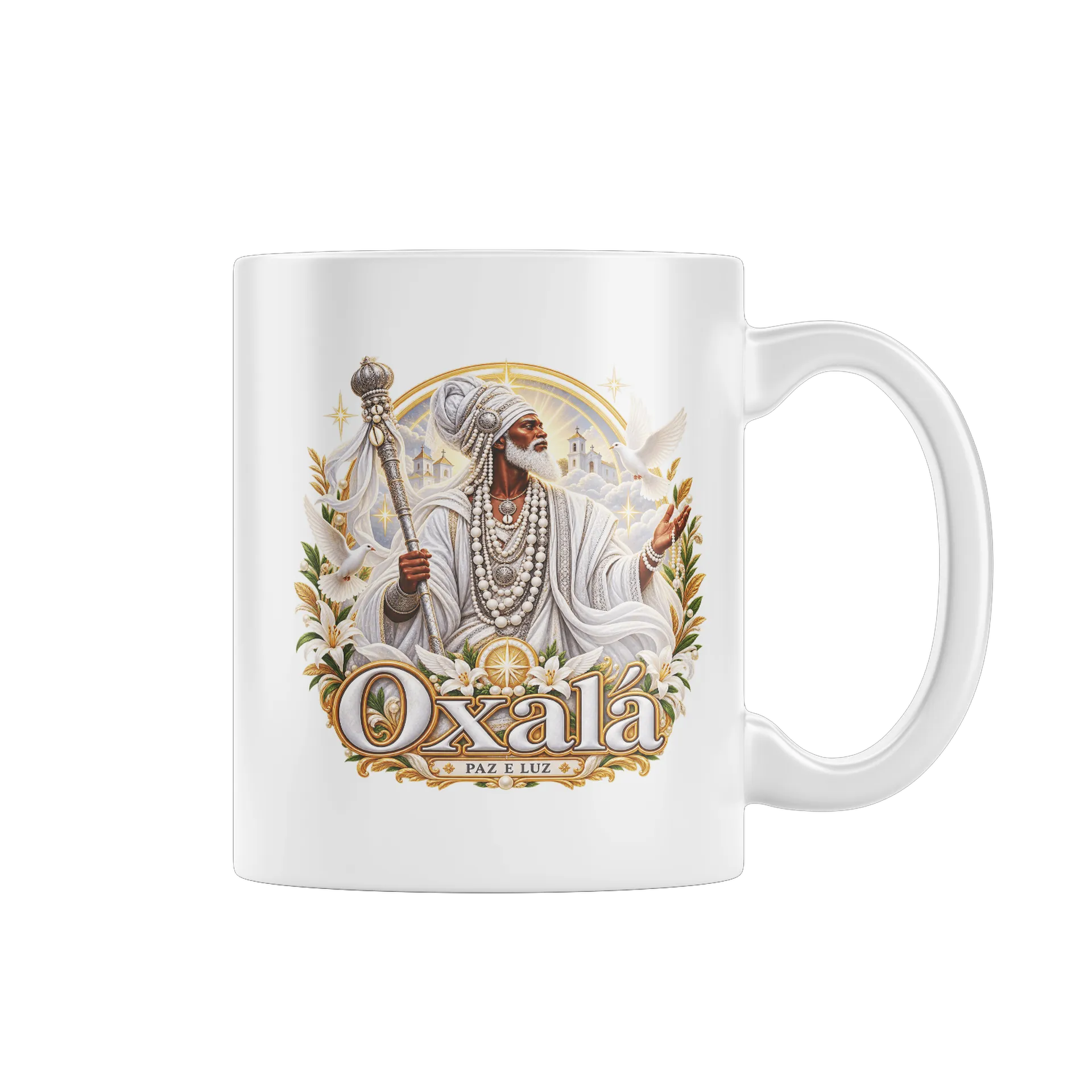 Caneca Oxalá  de Girassol Místico  — imagem 1 de 4