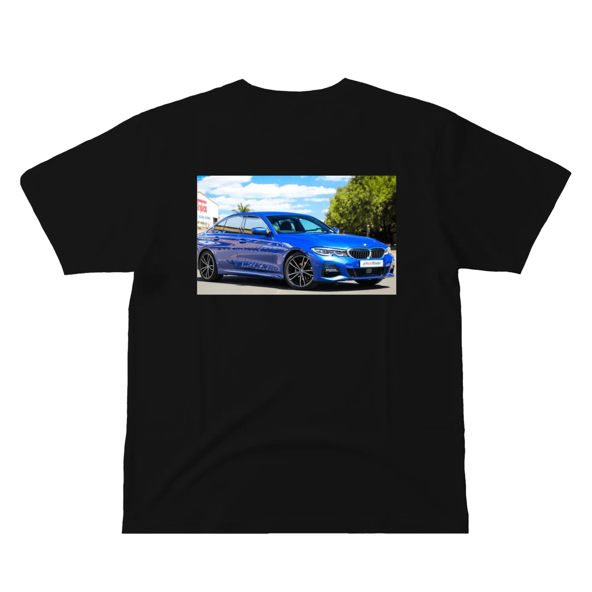 Camiseta Carro Esportivo Estampa Minimalista 100% Algodão - Imagem 3