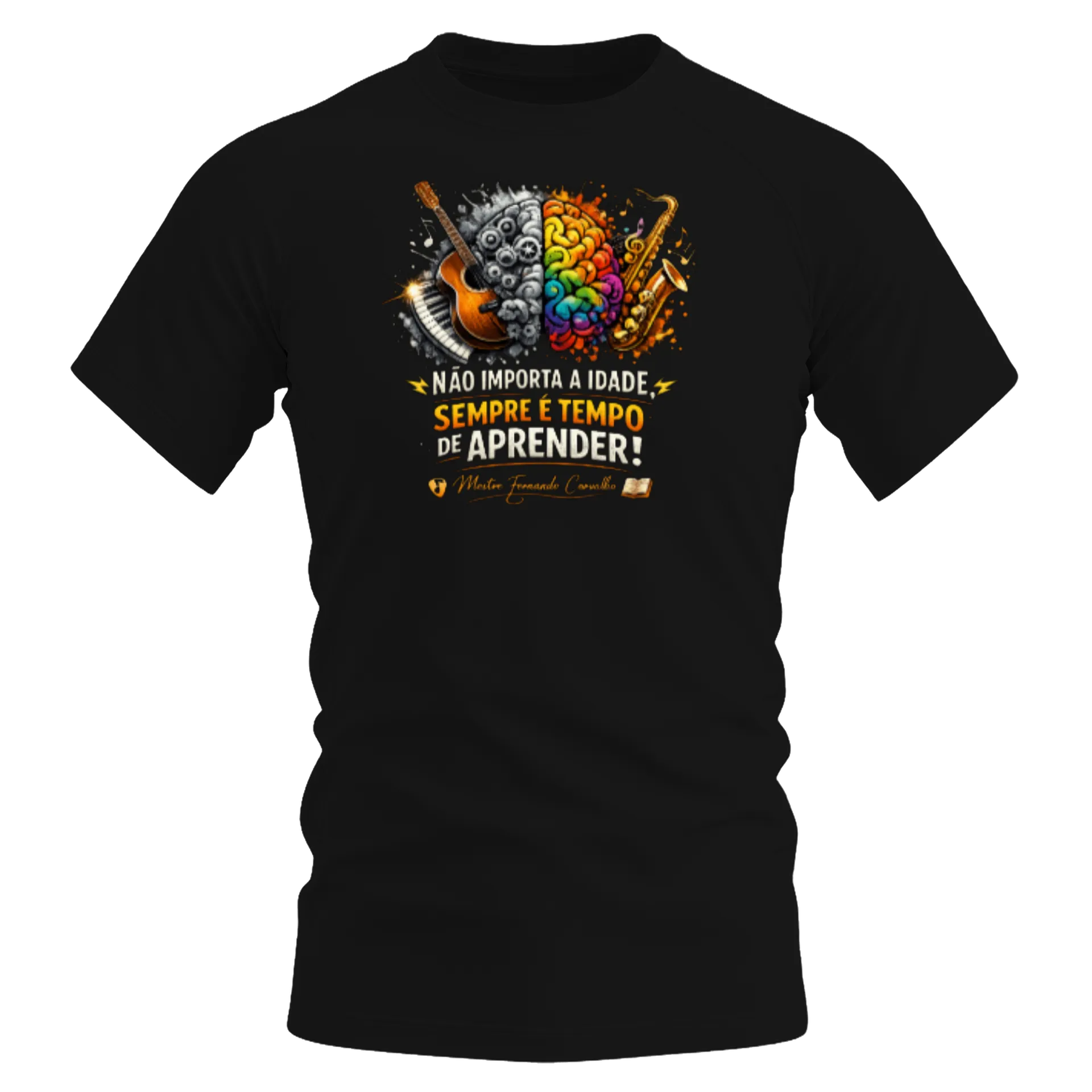 Camiseta Dry Fit Música Criatividade 100% Polyester - Imagem 1