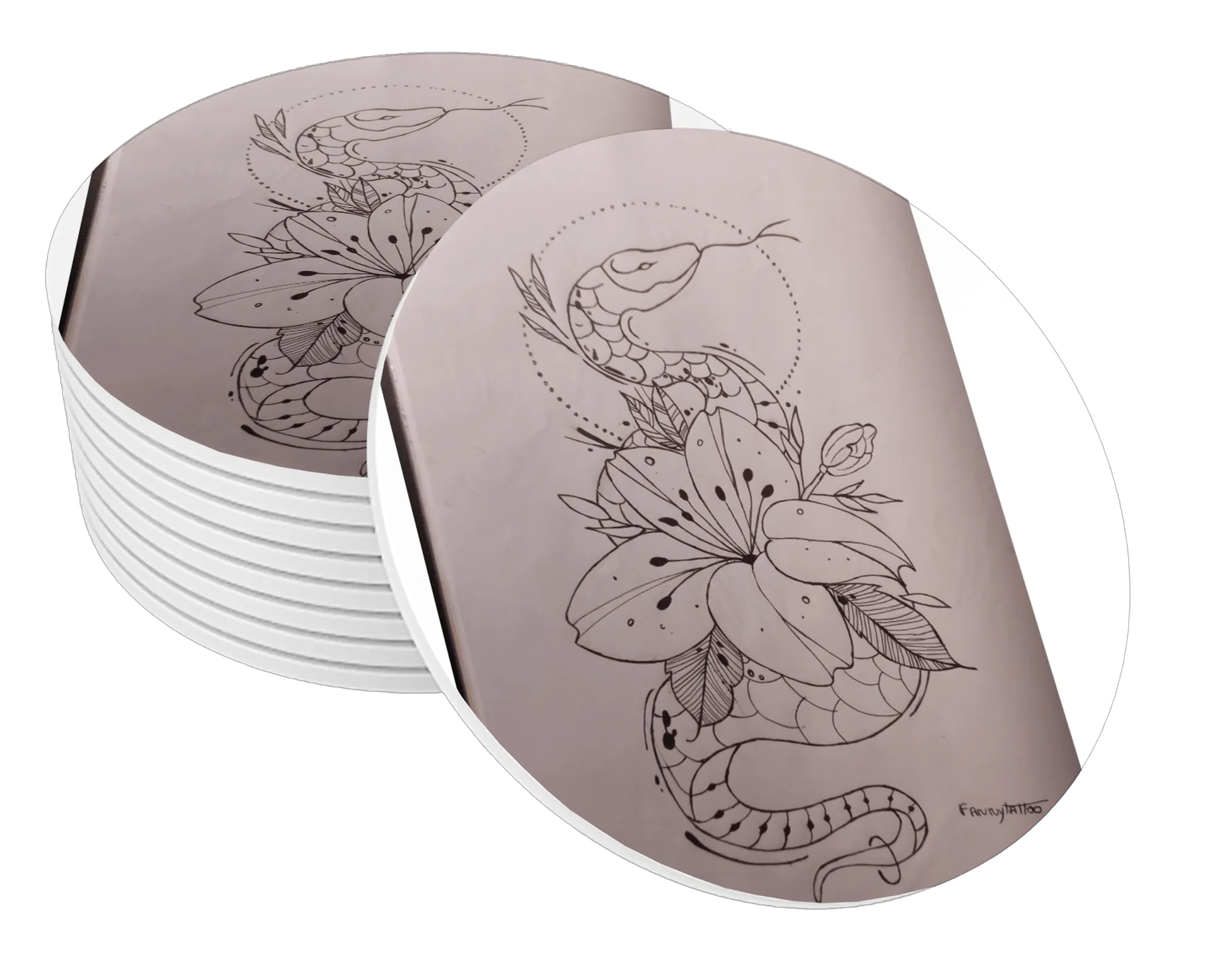 Porta-copo Art Skull MDF de fannytattoo576 — imagem 1 de 3