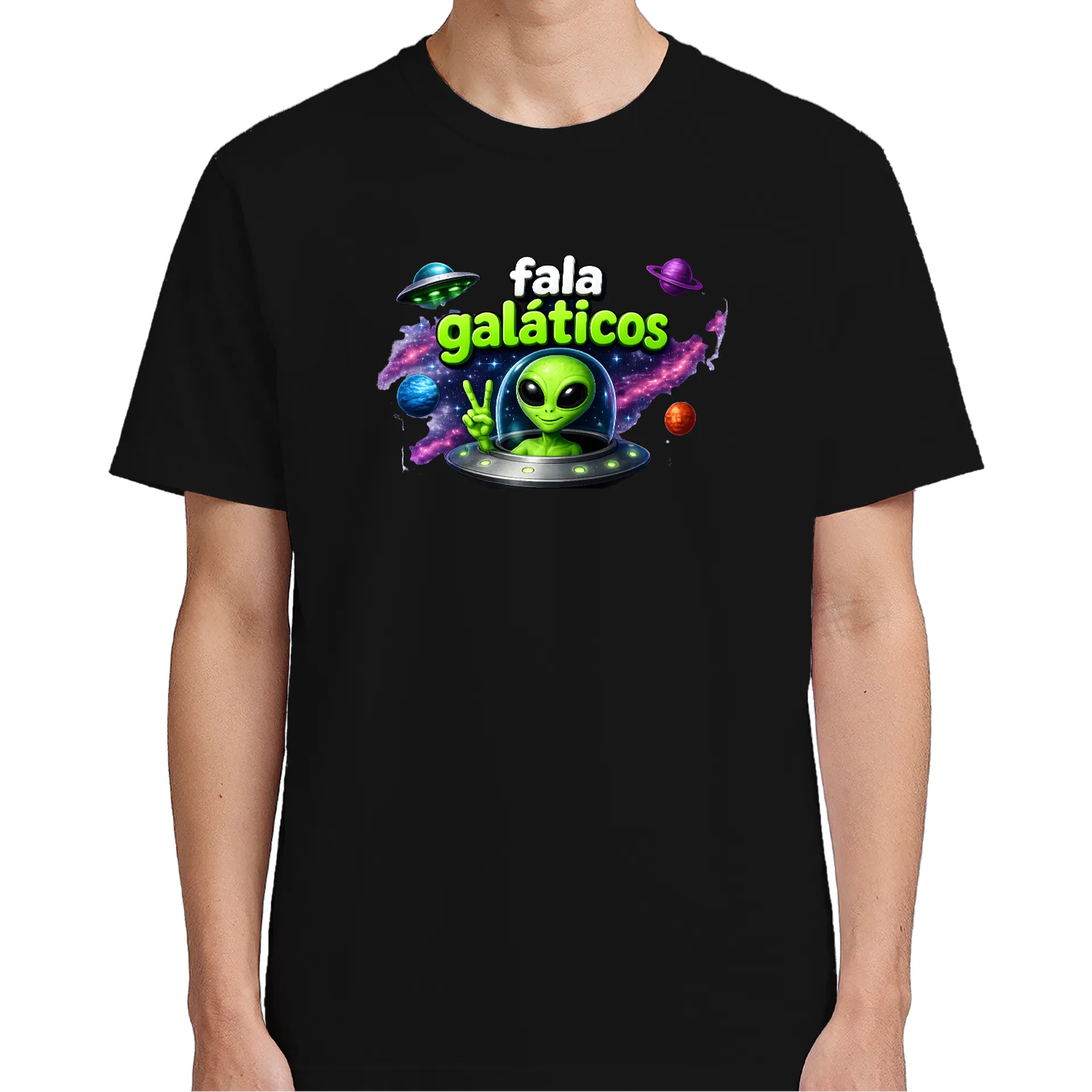 Camiseta Fala Galácticos - Imagem 4