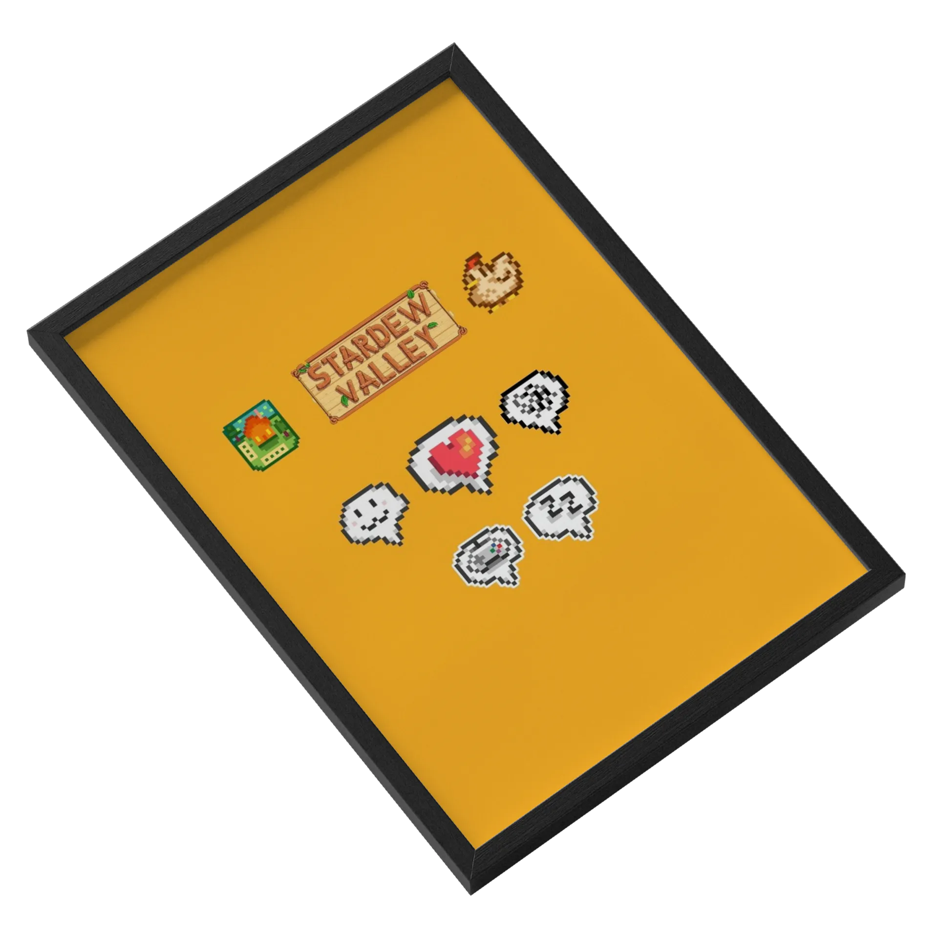 Quadro A3 Stardew Valley A2 Com Vidro - Imagem 2