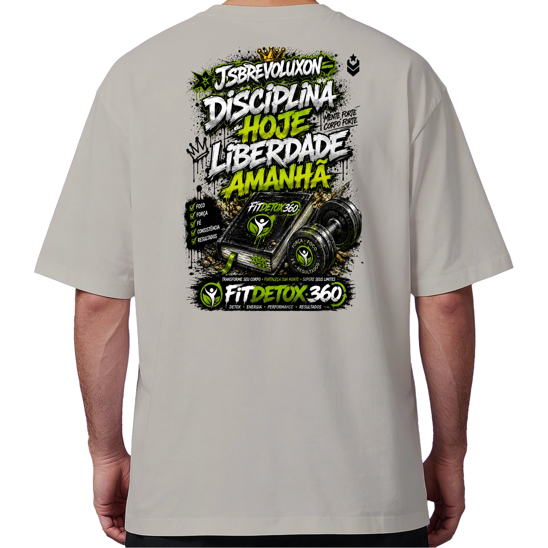 Camiseta Oversized FitDetox360 algodão Premium  - Imagem 6