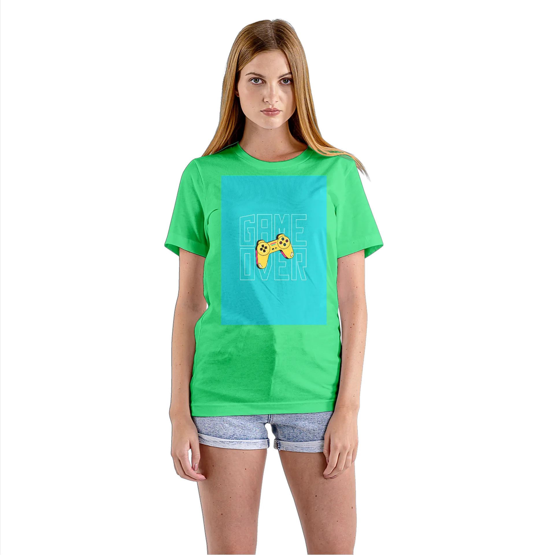 Camiseta Babylook Documento Game Verde 100% Algodão de Gameon19 — imagem 3 de 5