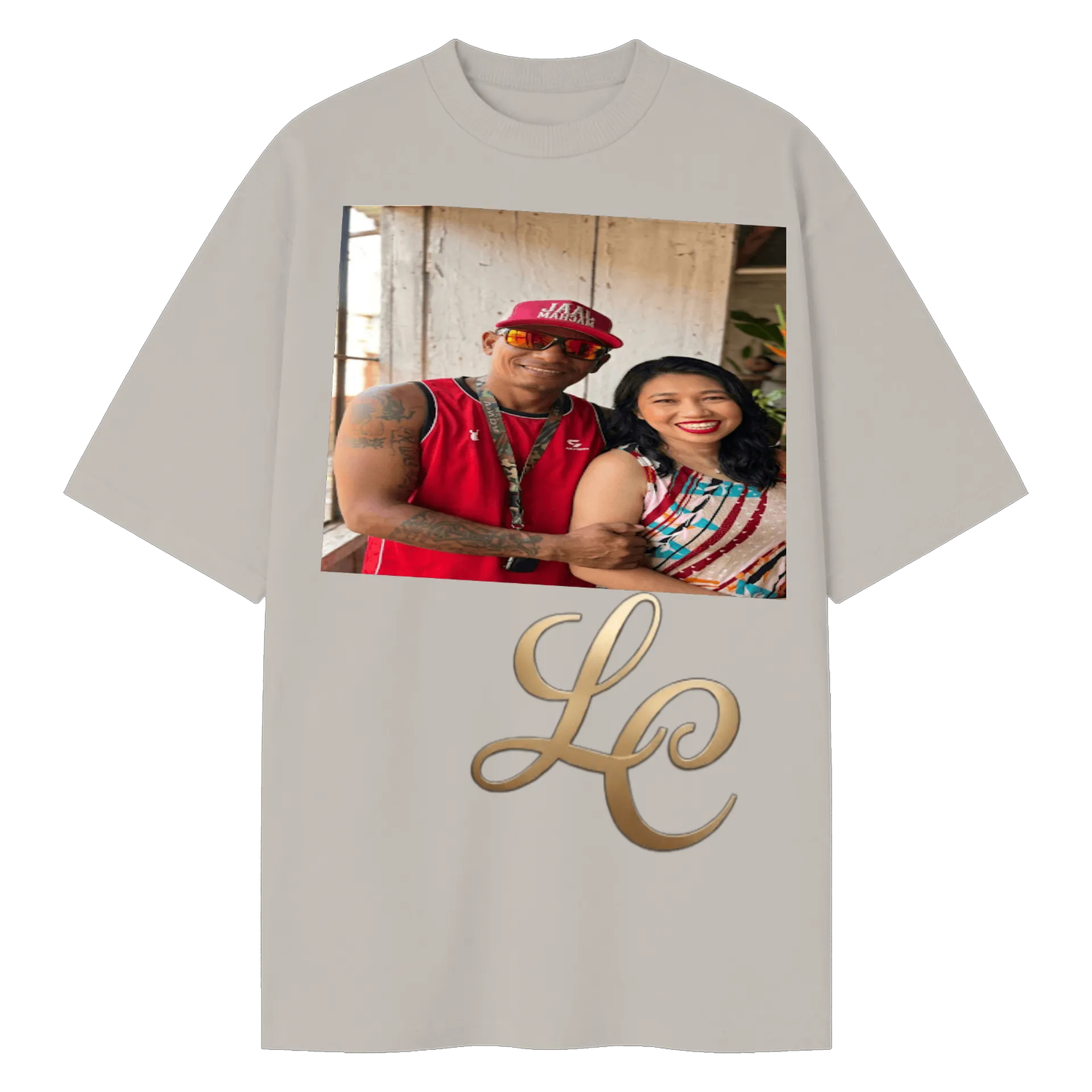 Camiseta Oversized Saara estampa personalizada estilo urbano - Imagem 1
