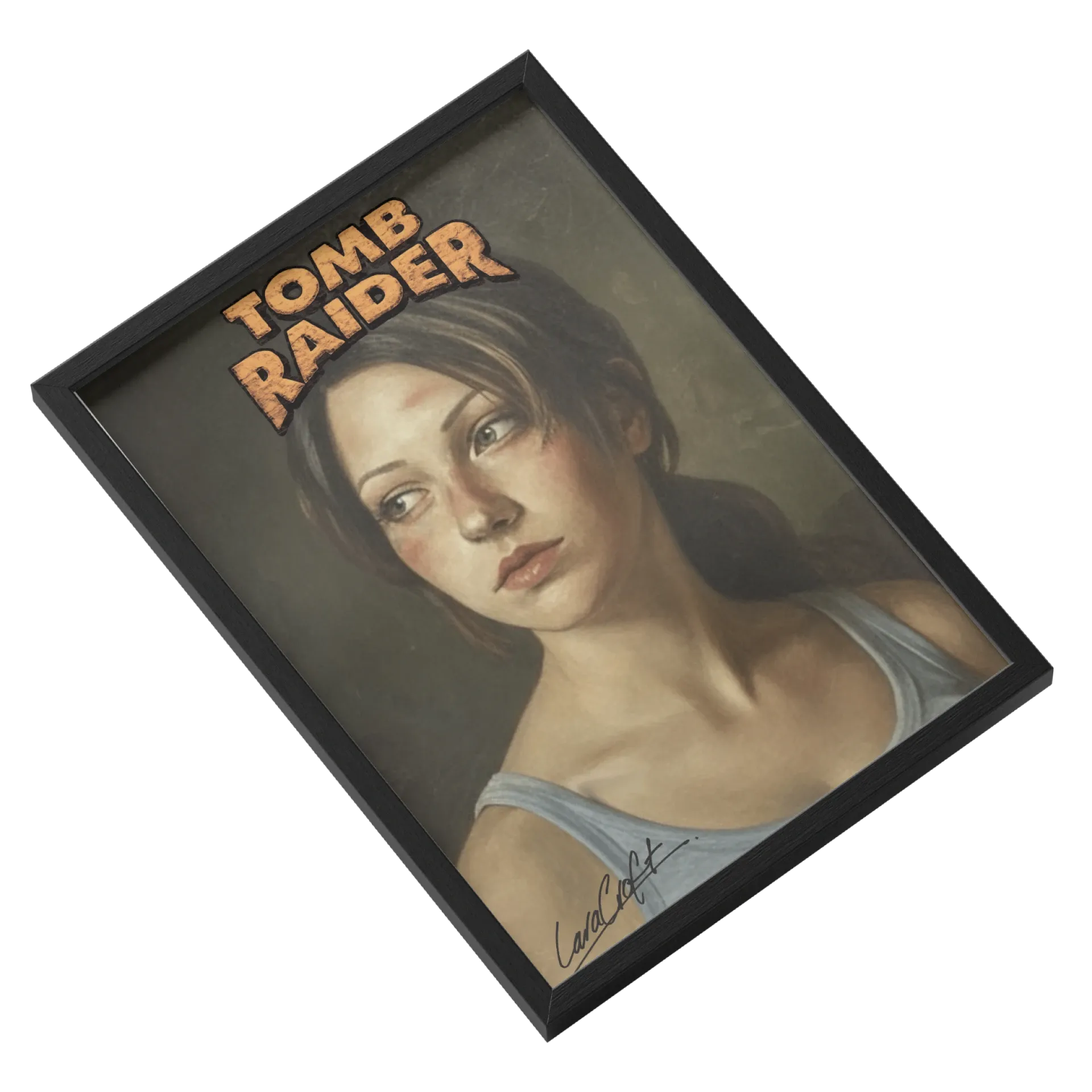 Quadro Tomb Raider de Barbie Artificial