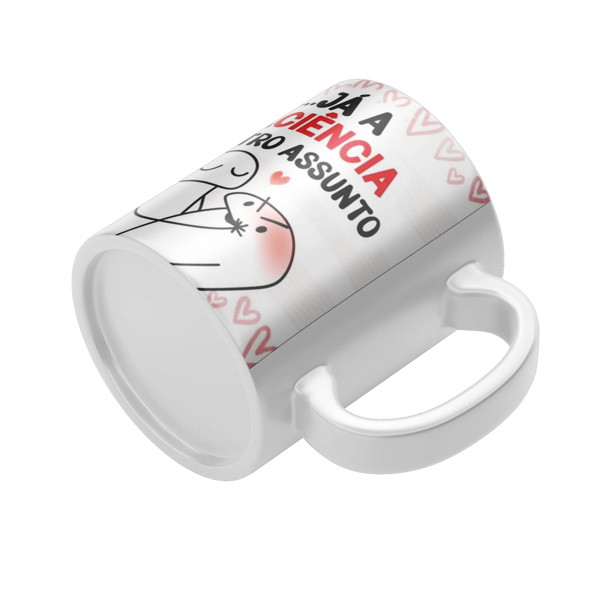 Caneca Porcelana Amor Infinito 325ml - Imagem 4