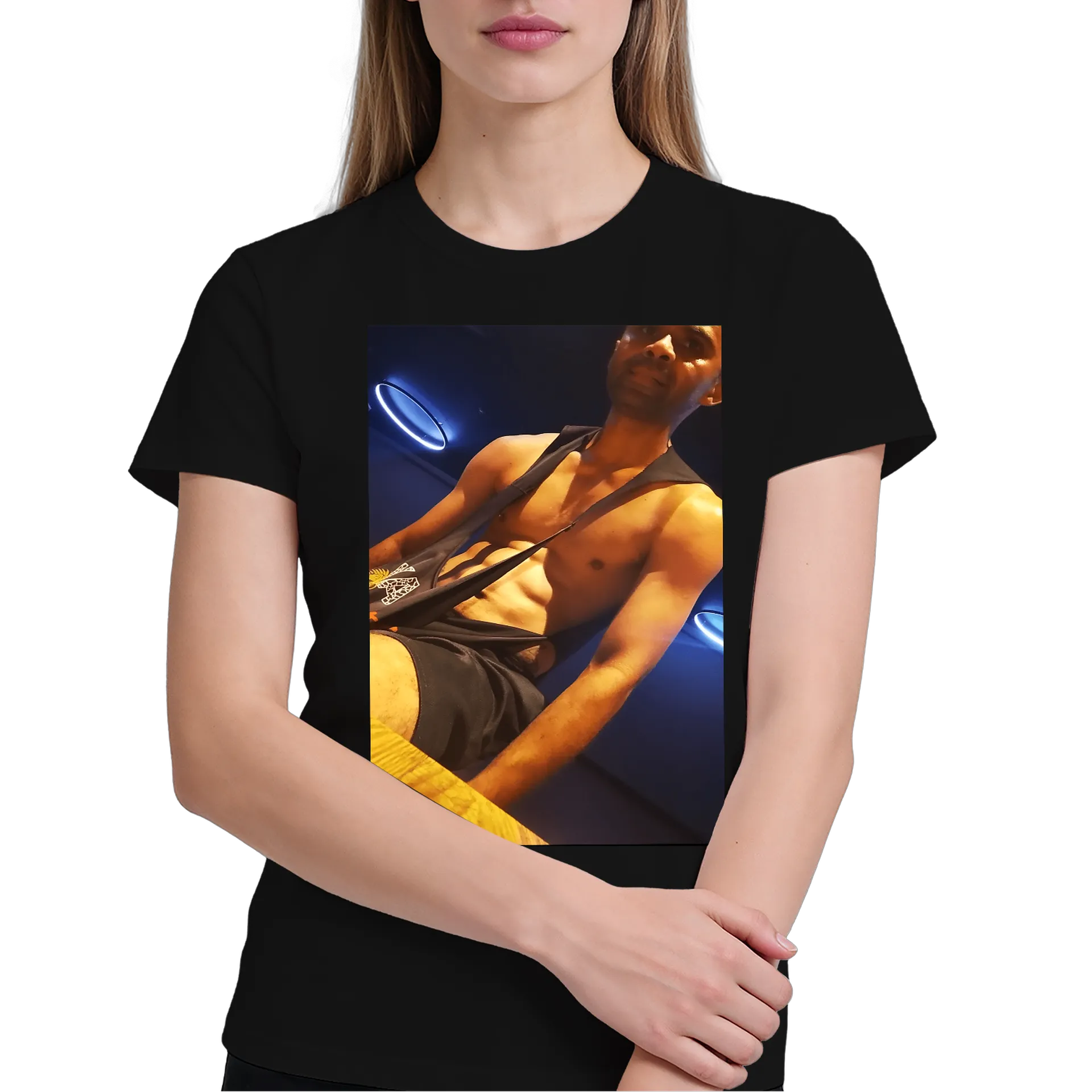 Camiseta Personalizada Preto 100% Algodão - Imagem 4