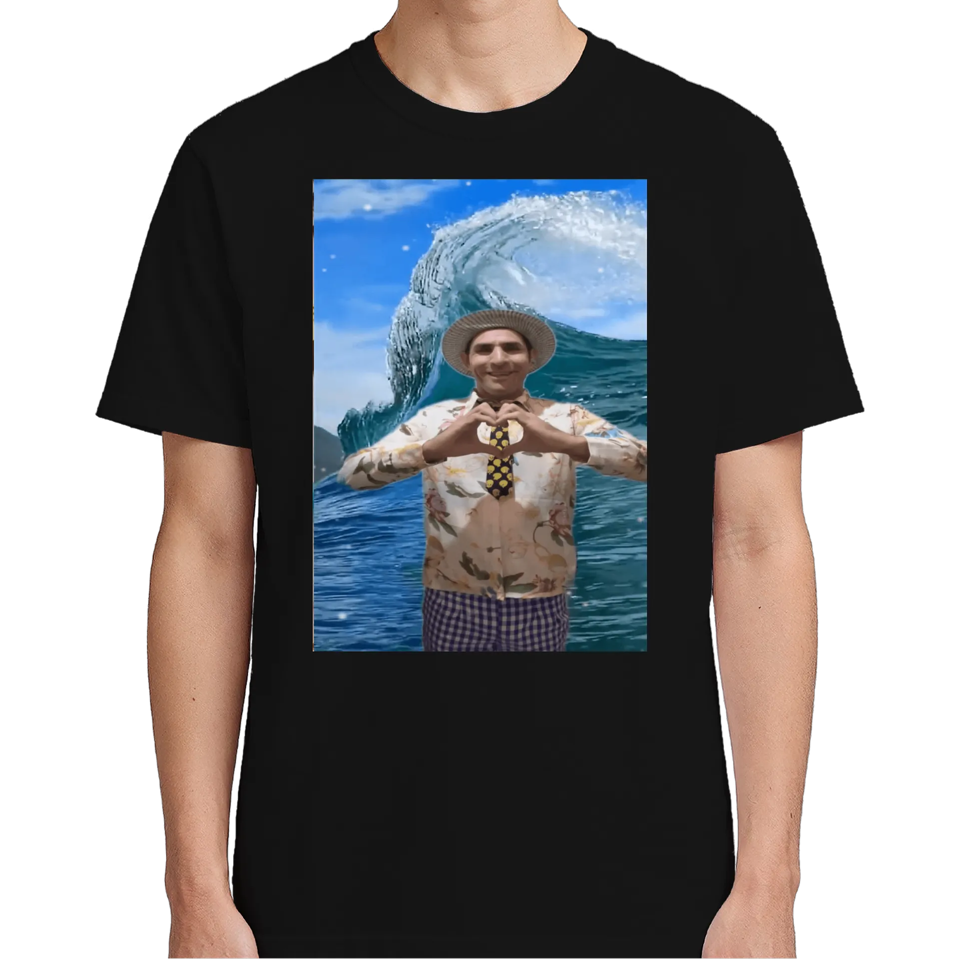 Camiseta Estampa Praia Pôr do Sol 100% Algodão de cleodearaujo — imagem 4 de 6