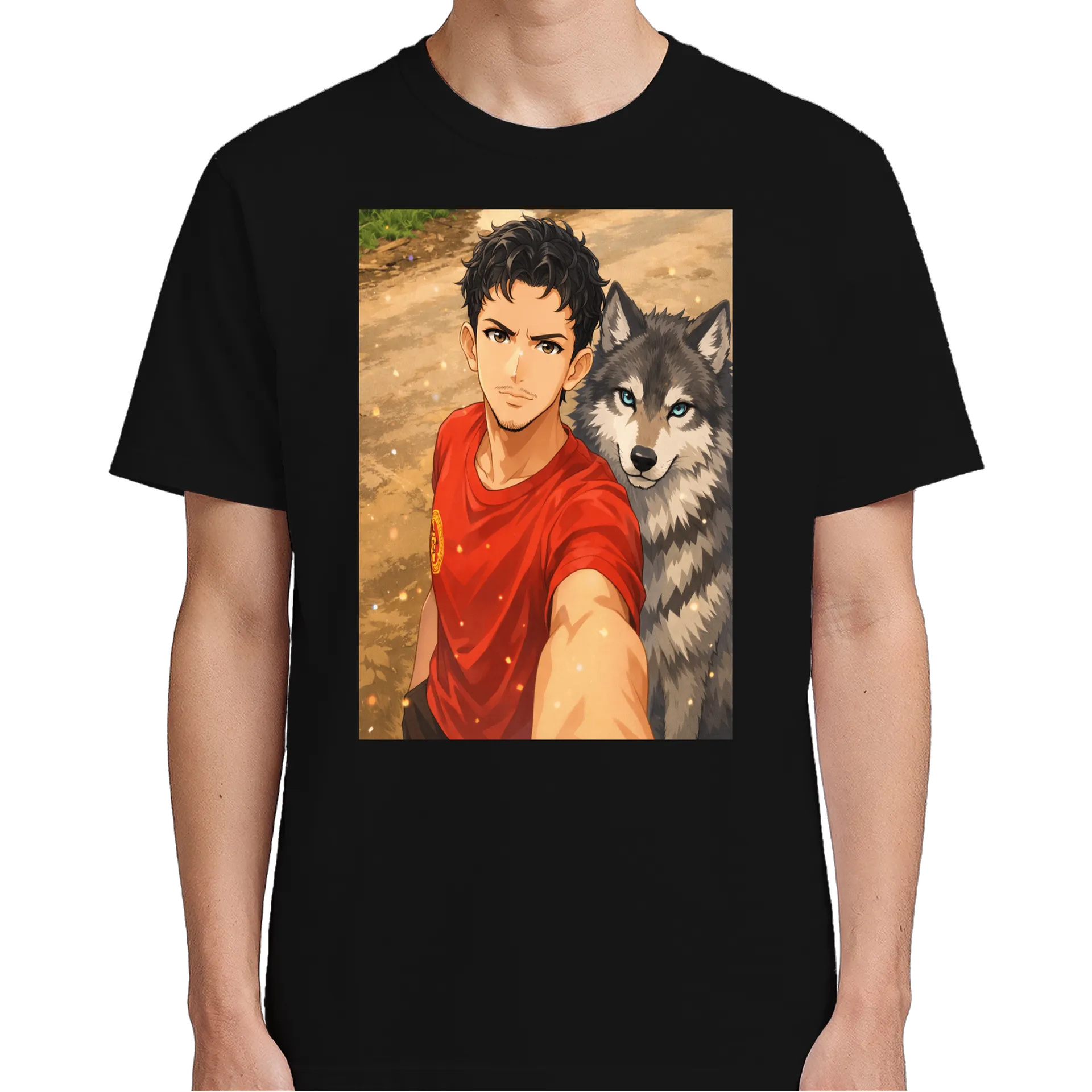 Camiseta Personalizada Preto 100% Algodão - Imagem 5