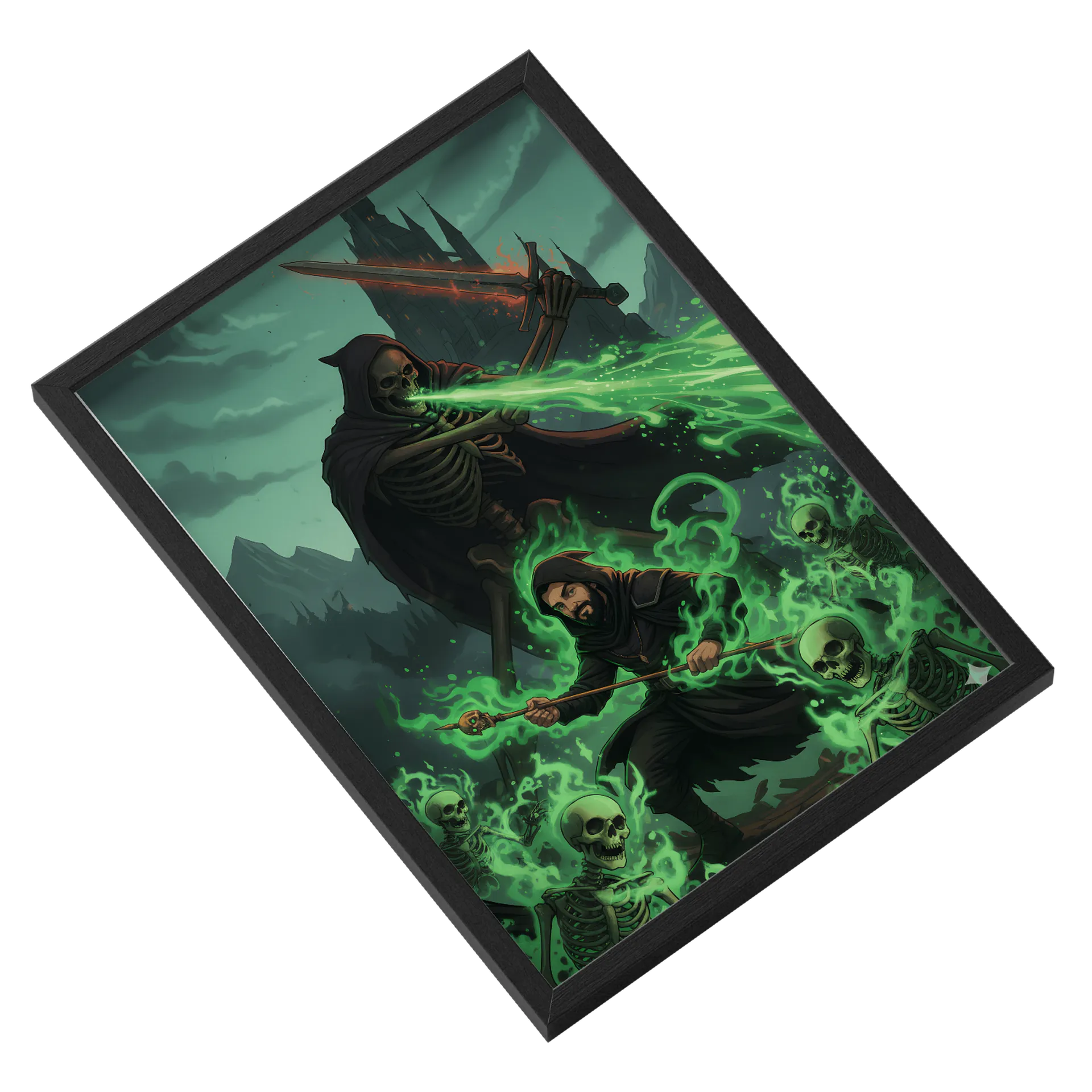 Quadro A3 personalizado Com Vidro de NecroGamer — imagem 2 de 3