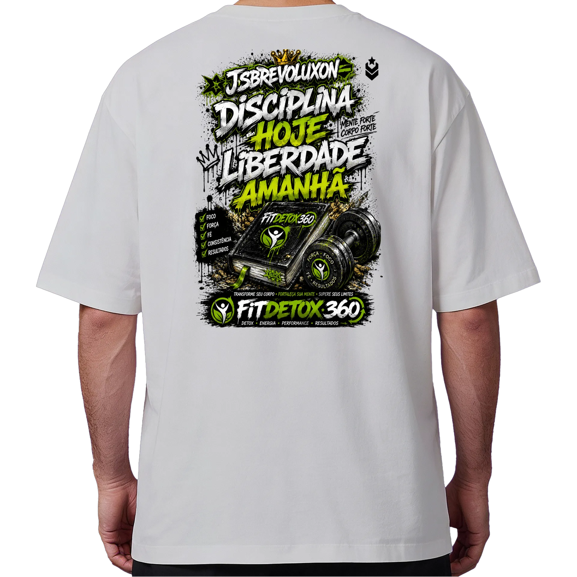 Camiseta Oversized FitDetox360 algodão Premium  - Imagem 6