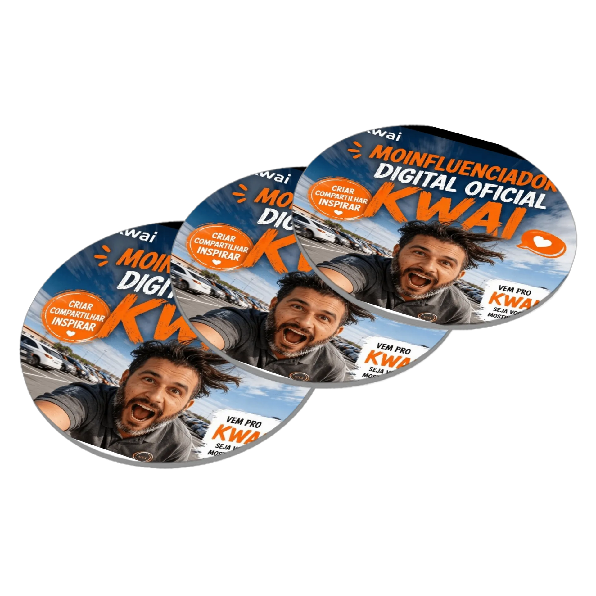 Porta-copos personalizado de moinfruenciadordigitaloficial  — imagem 2 de 3