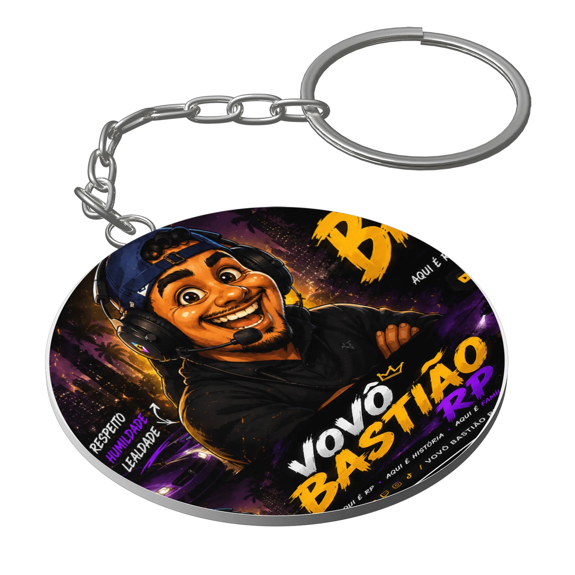 Chaveiro personalizado vovô bastião rp  de Vovô bastião rp — imagem 1 de 3