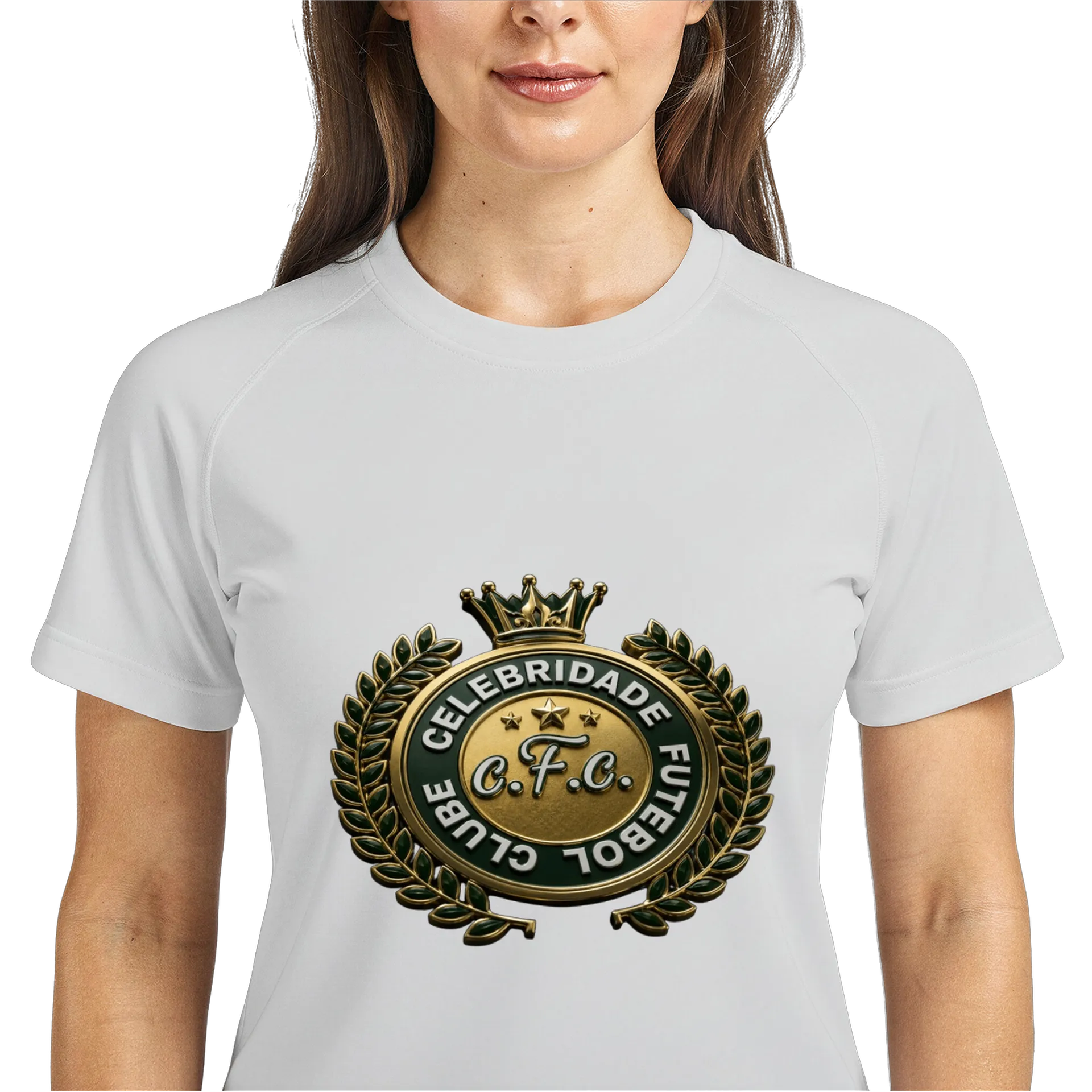 Camiseta DryFit preta com escudo do celebridade - Imagem 3