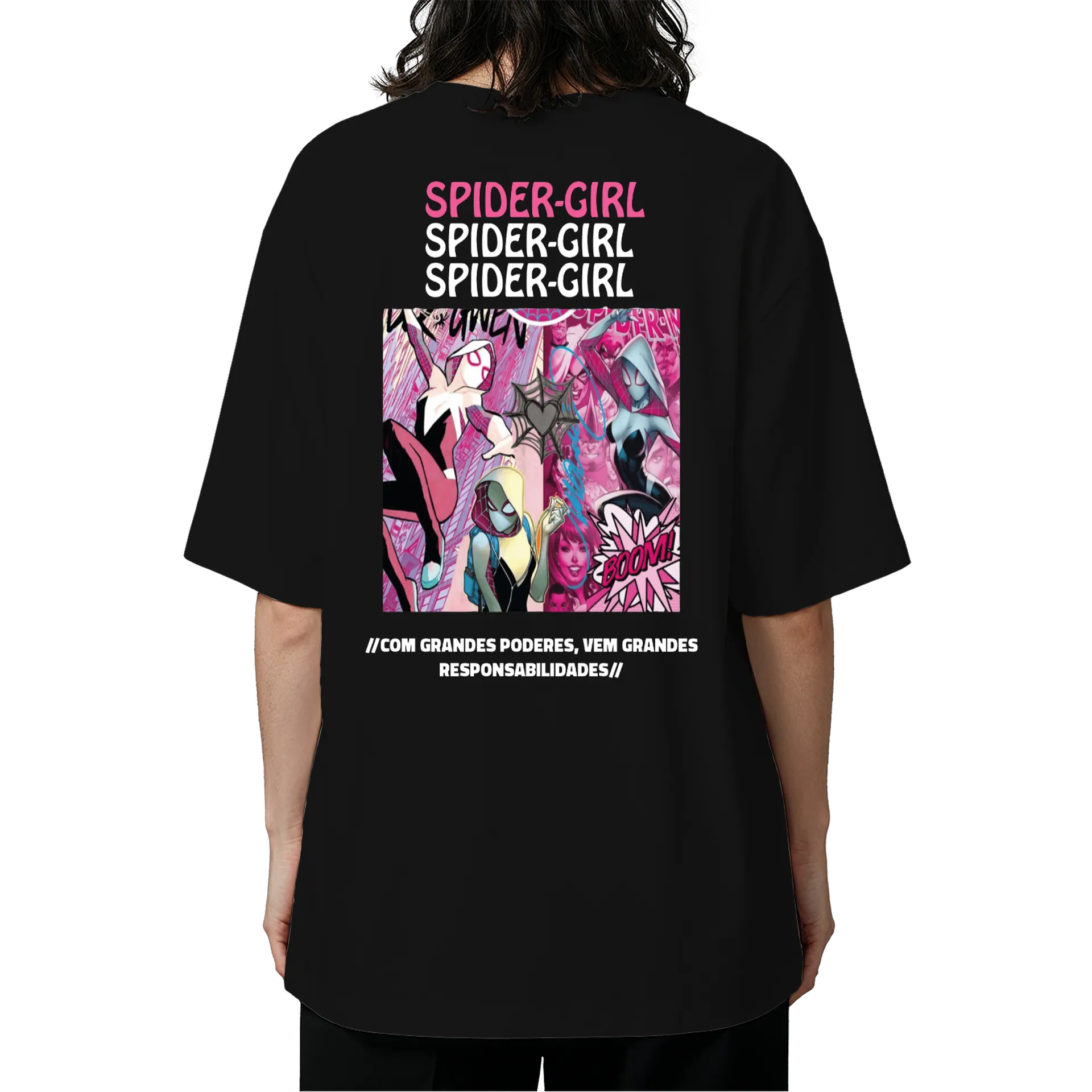 Camiseta Oversized Spider-Girl - Imagem 5