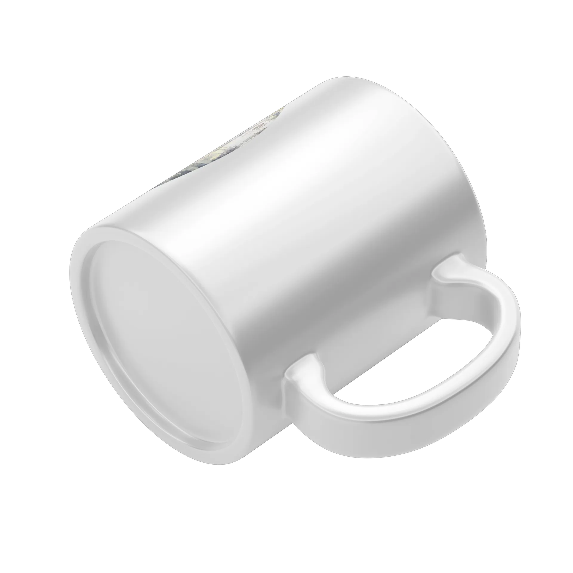 Caneca Porcelana Casal Andando de Bicicleta 325ml - Imagem 4