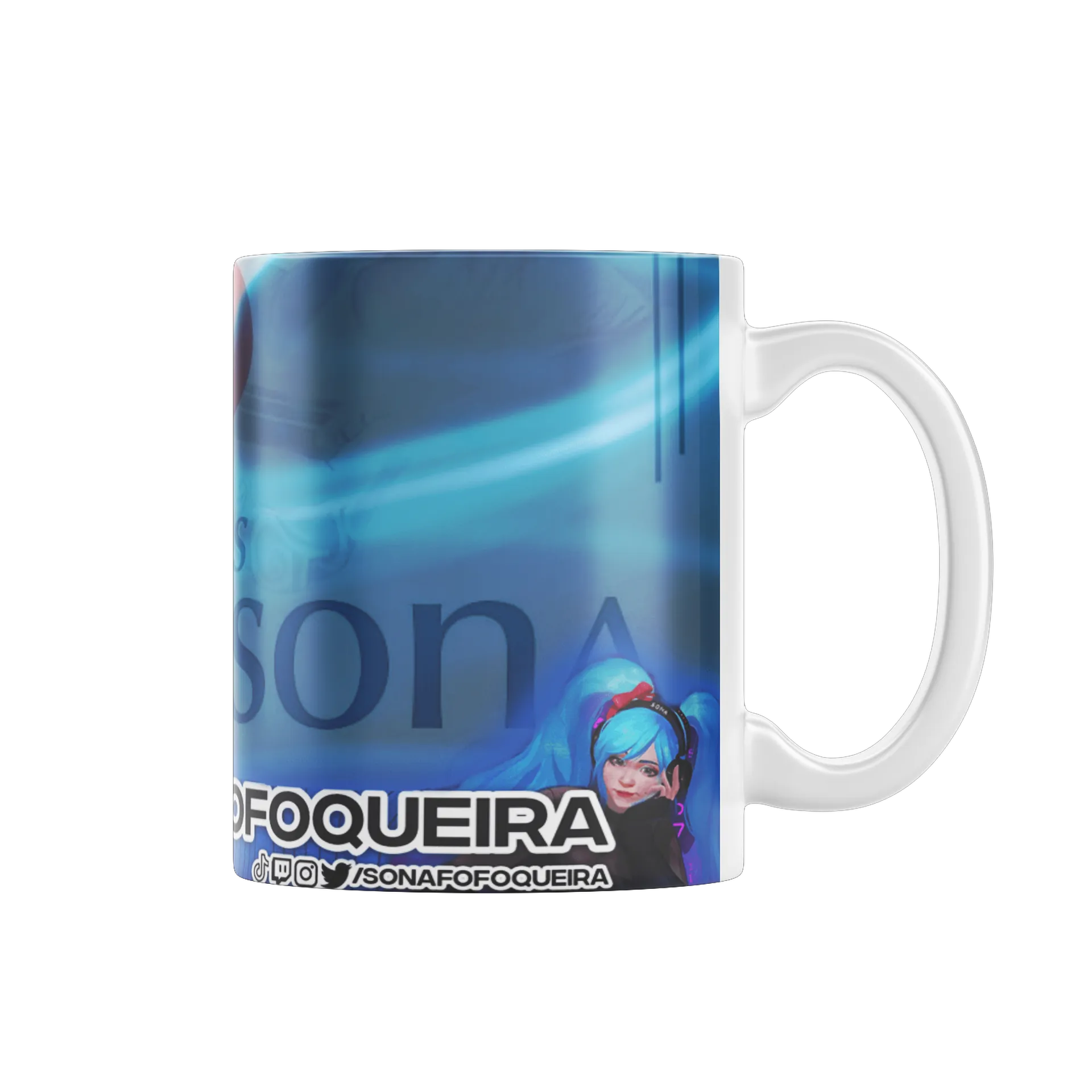 Caneca Sona Fofoqueira Somos UniverSona de SonaFofoqueira — imagem 1 de 4