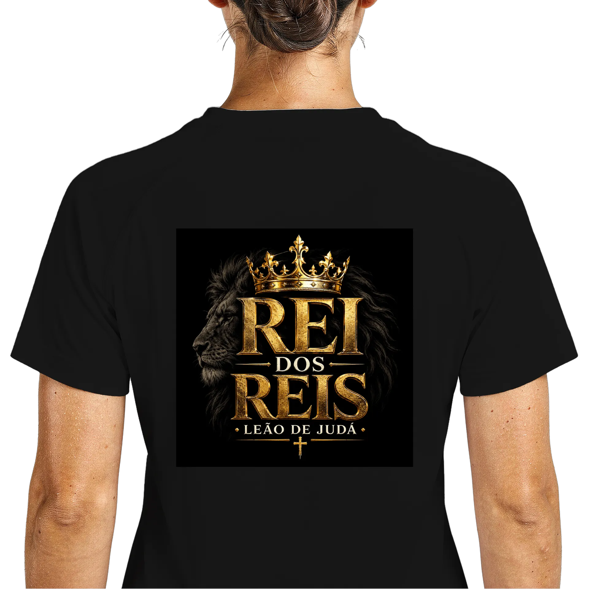 Camiseta Dry Fit Rei dos Reis Leão de Judá 100% Polyester - Imagem 5