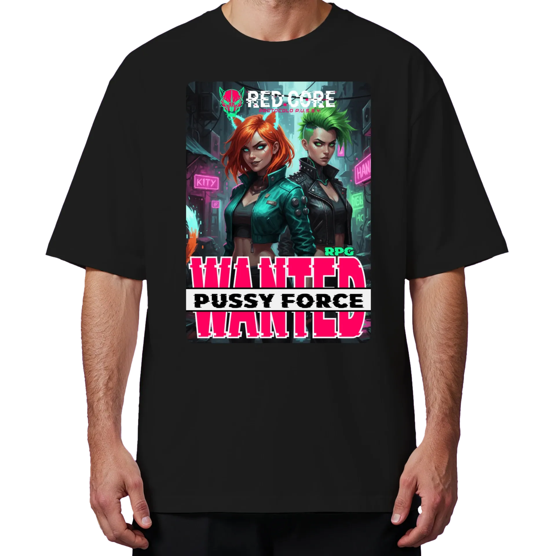 OVERSIZED WANTED: K1TTY & HANNAH [PUSSY FORCE] - Imagem 4