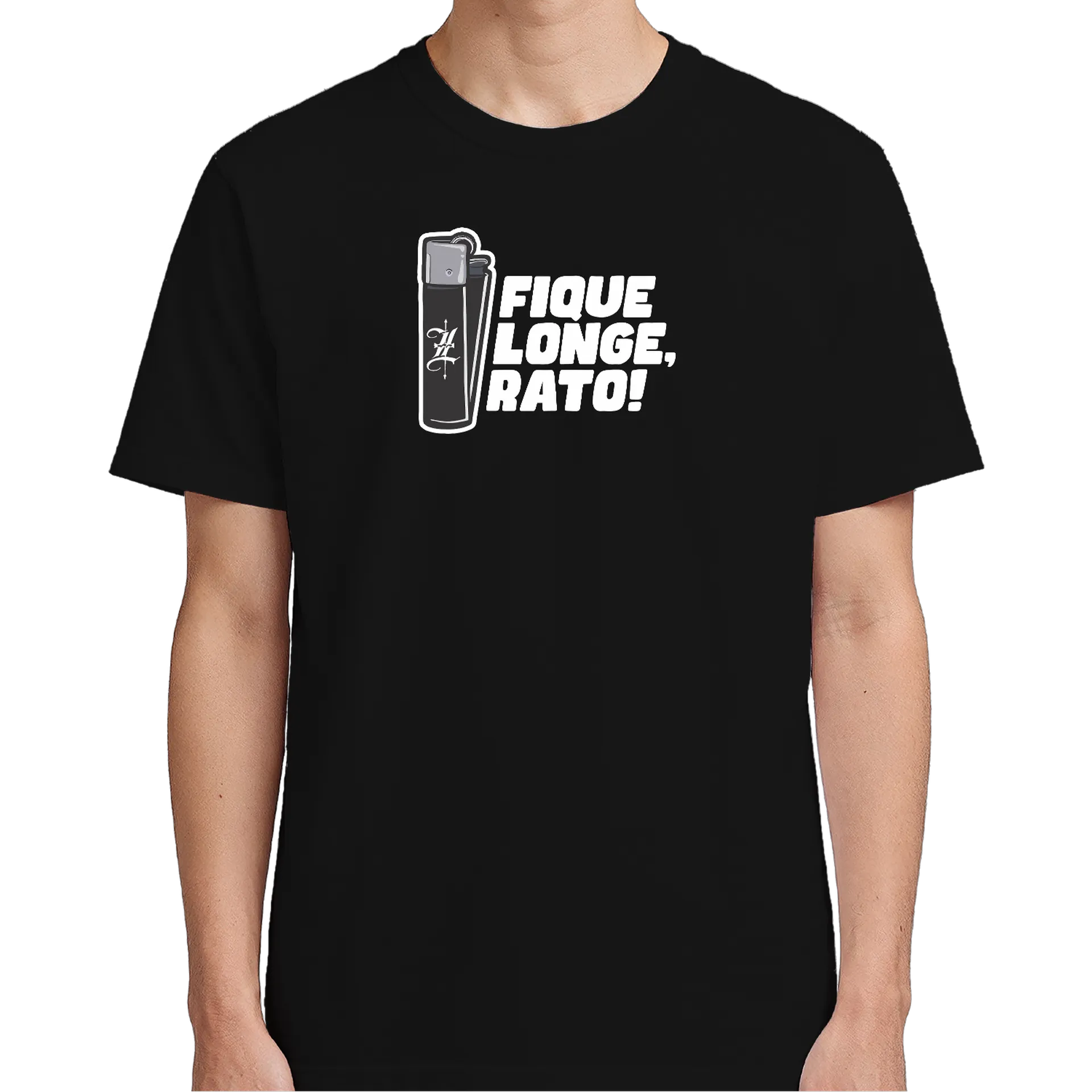 Camiseta Personalizada Fique Longo Rato 100% Algodão - Imagem 5