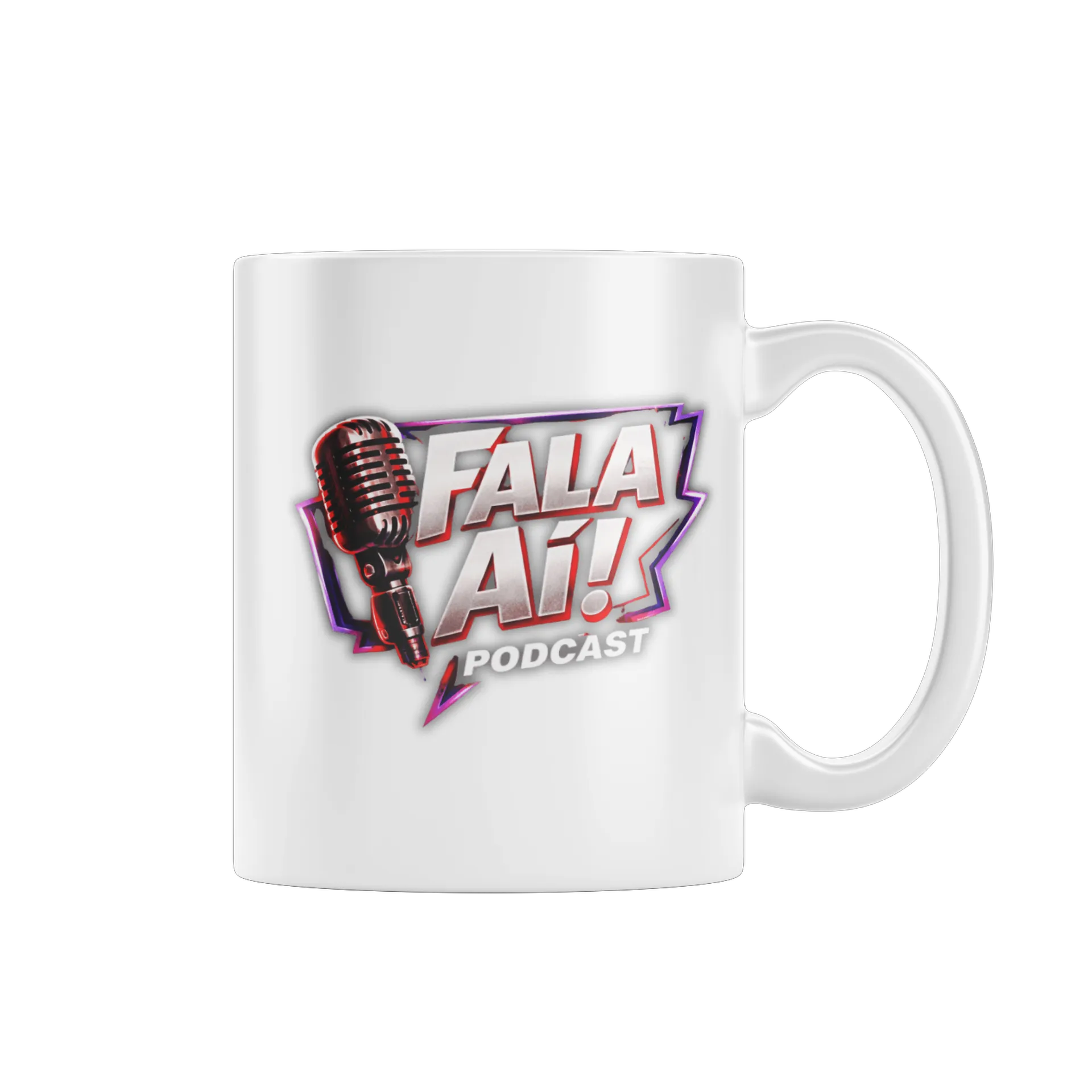 Caneca Personalizada: Goku Black e emblema Podcast. - Imagem 1