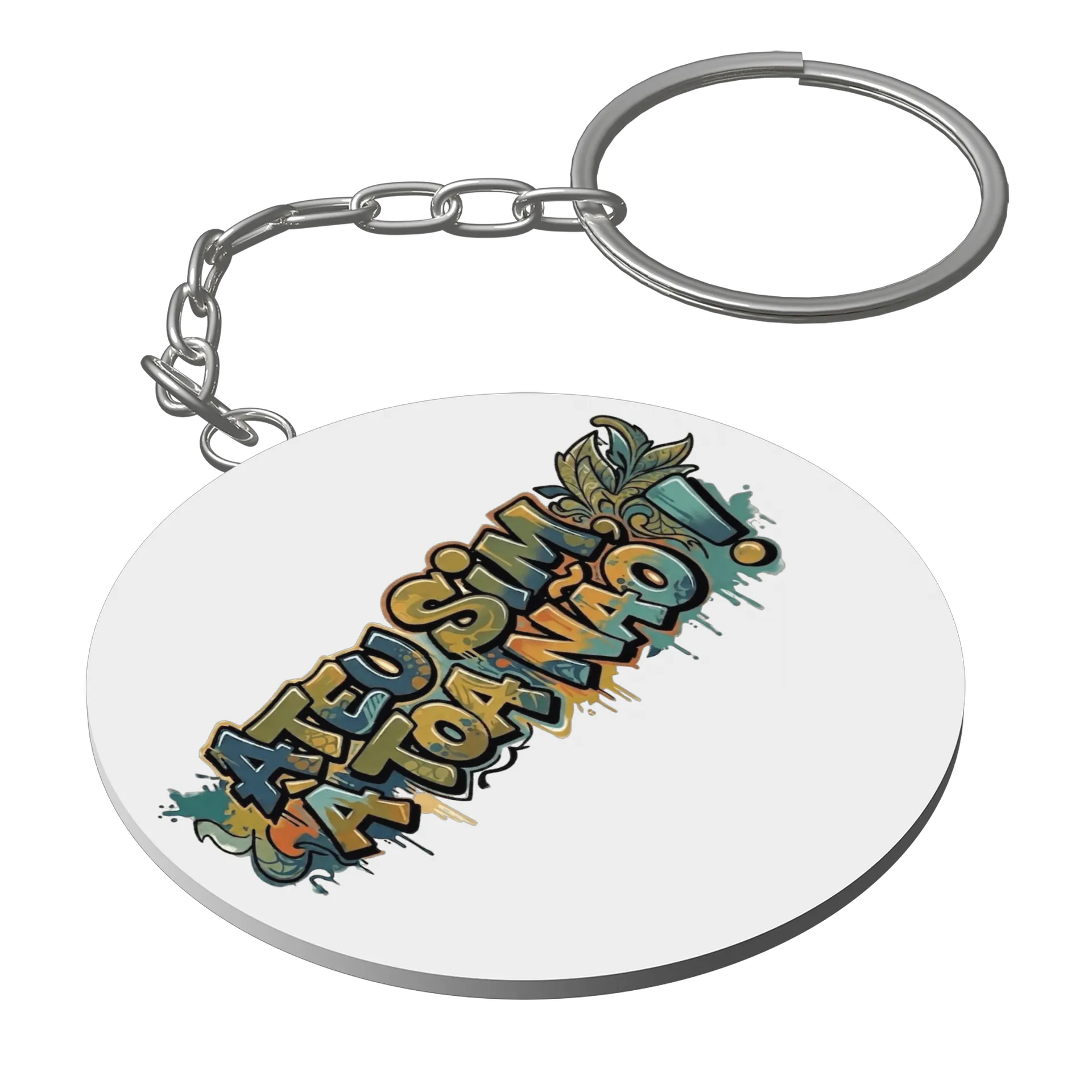 Chaveiro personalizado ateu sim - Imagem 1