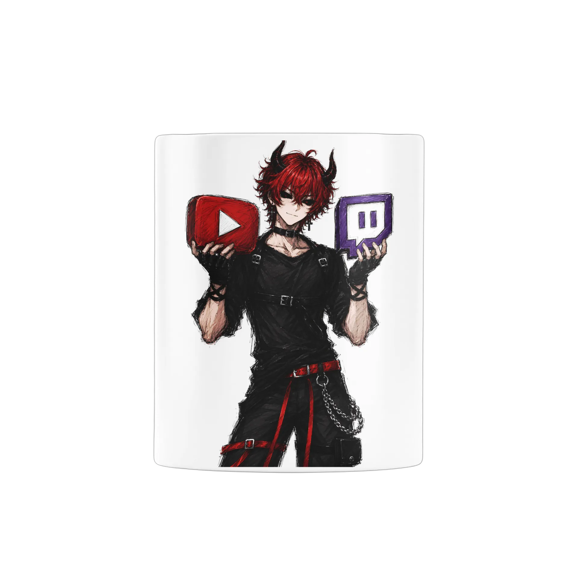 Caneca Liebe Akuma Streamer de Liebe Akuma — imagem 2 de 4