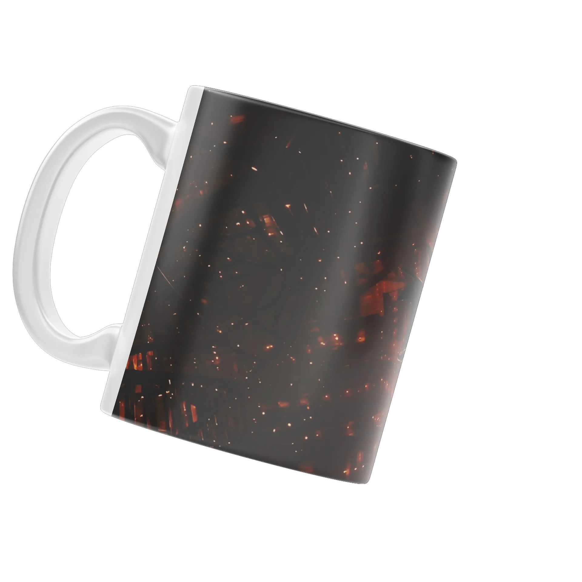 Caneca Porcelana Personagem de Capa Quadriculada 325ml - Imagem 3