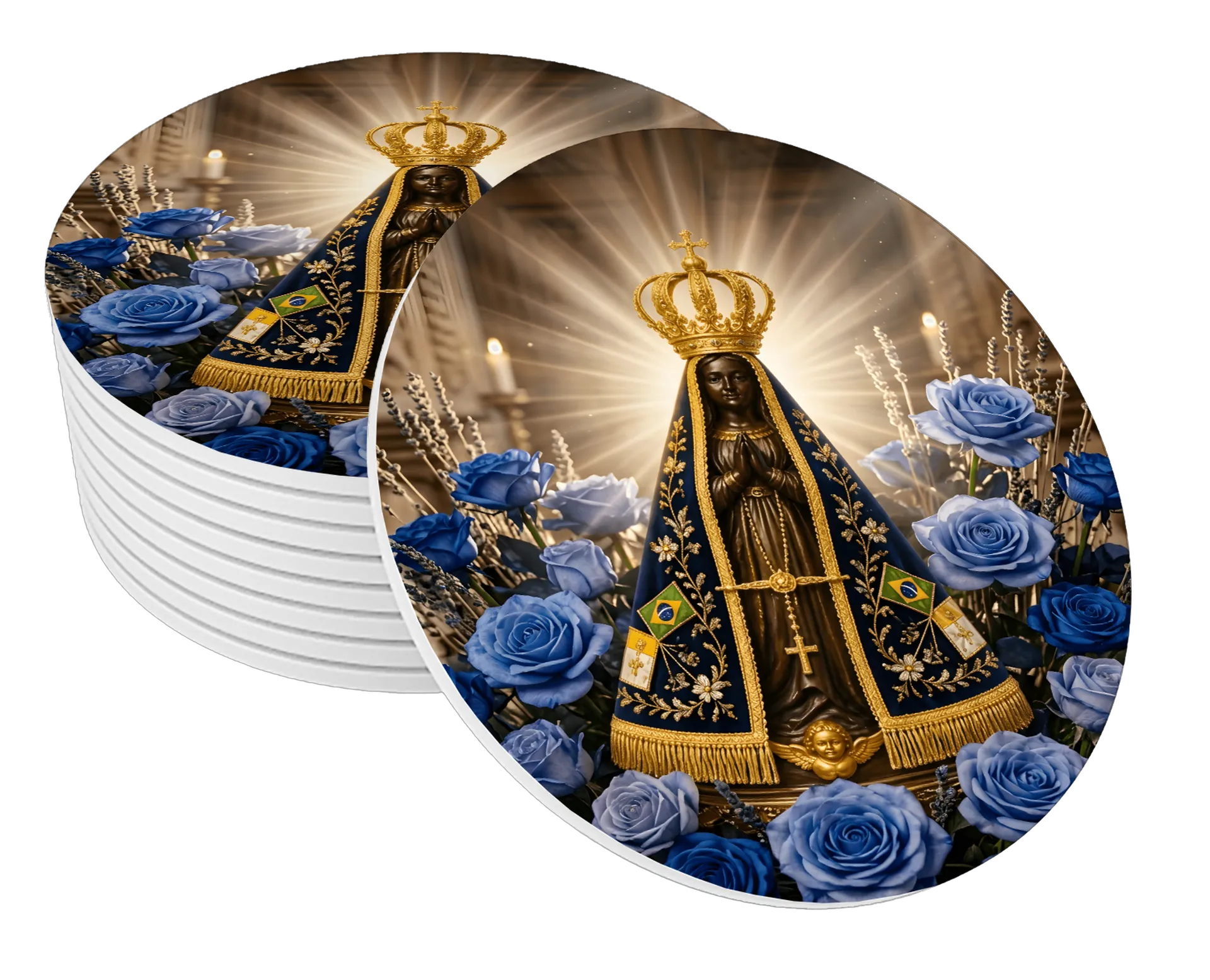 Porta-copos Nossa Senhora Aparecida  - Imagem 1