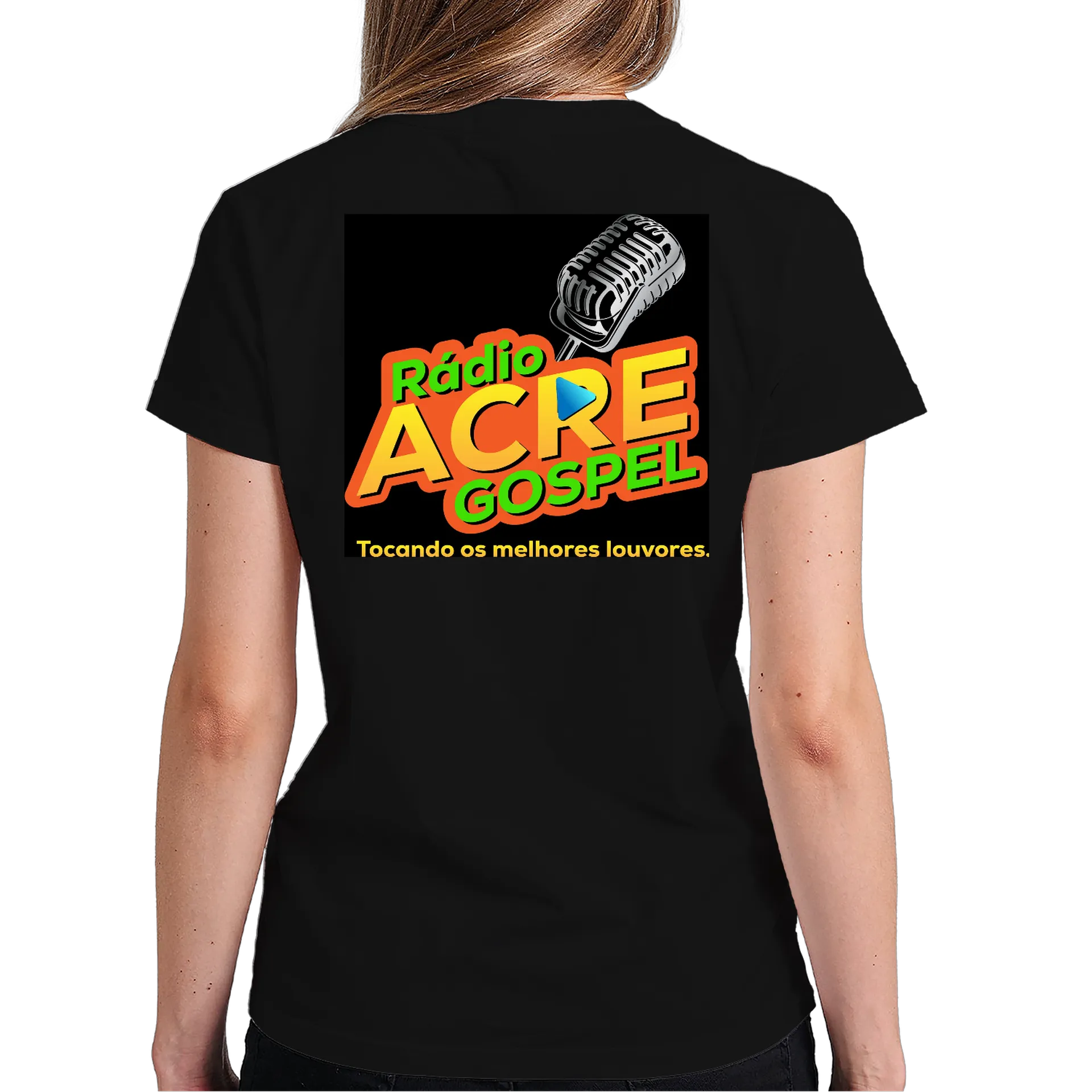 Camiseta personalizada. Rádio Acre gospel  de José Raimundo  — imagem 5 de 6