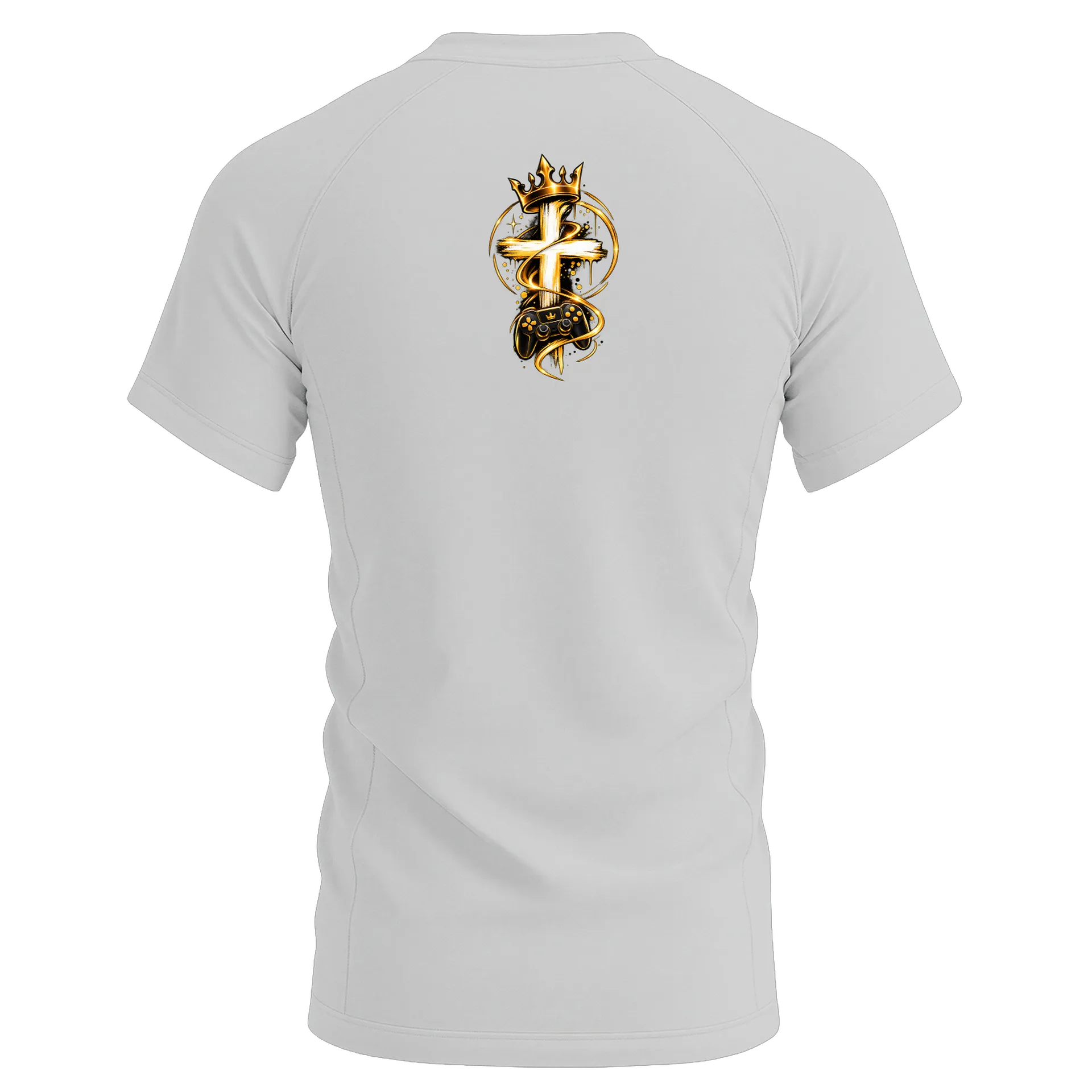 Camiseta Dry Fit Deus é a Minha Gameplay Respirável de LivesDoPapai — imagem 2 de 6