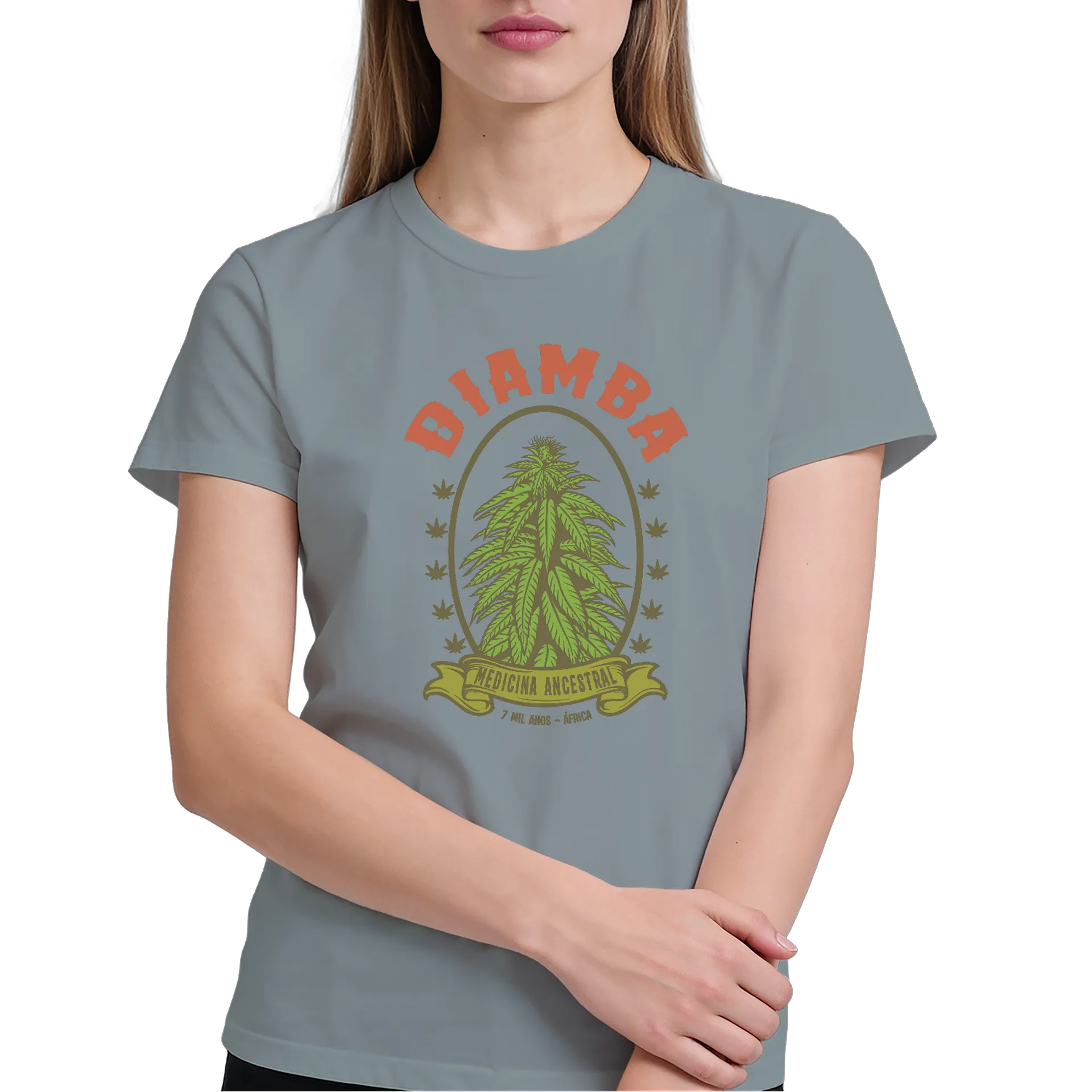 Camiseta Diamba Medicina Ancestral 100% Algodão - Imagem 4