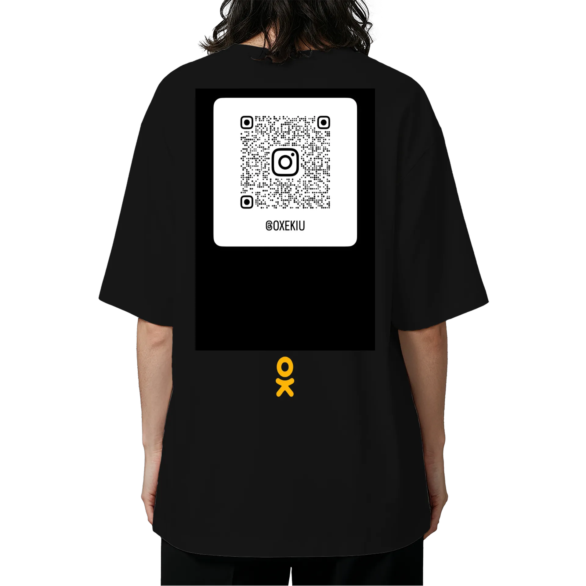 Camiseta Oversized Artista Neon “OXEK” Branco 100% Algodão de OXEKiU — imagem 5 de 6