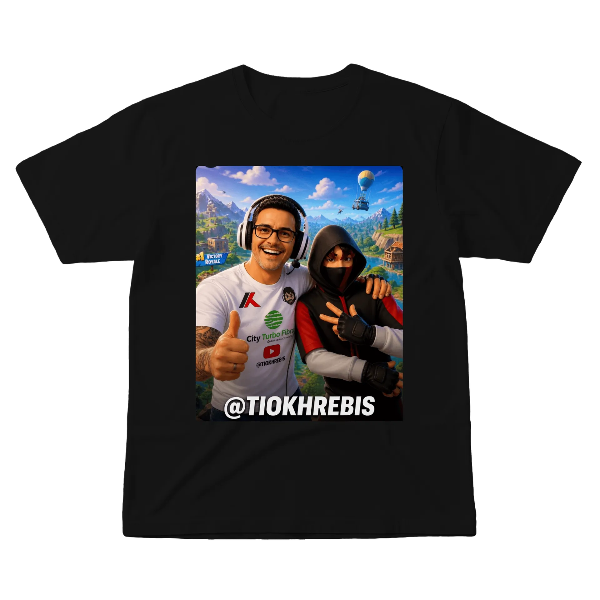 Camiseta Estampa Gamer 100% Algodão - Imagem 1